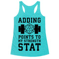 Adding Points to My Strength Stat Racerback Tank