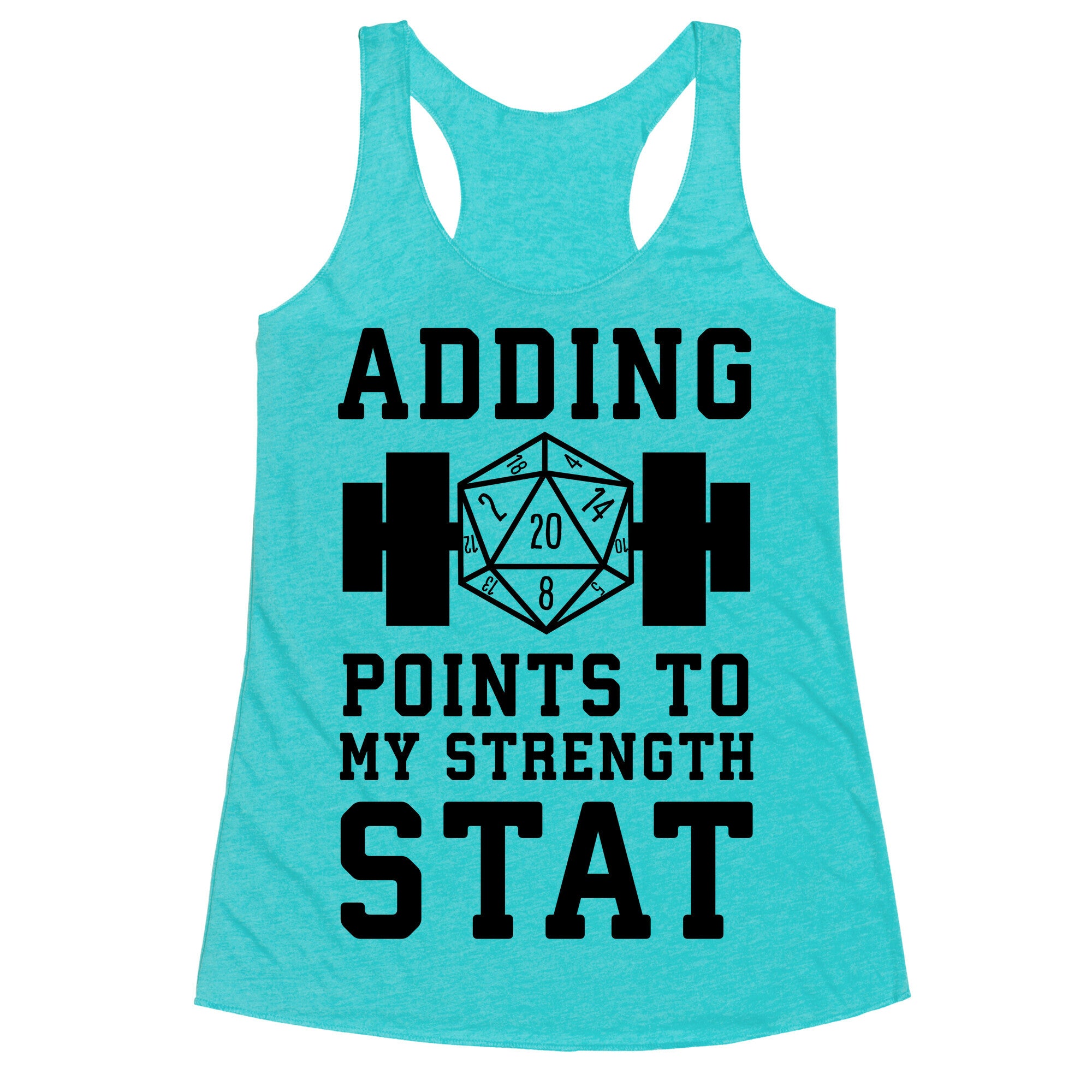 Adding Points to My Strength Stat Racerback Tank