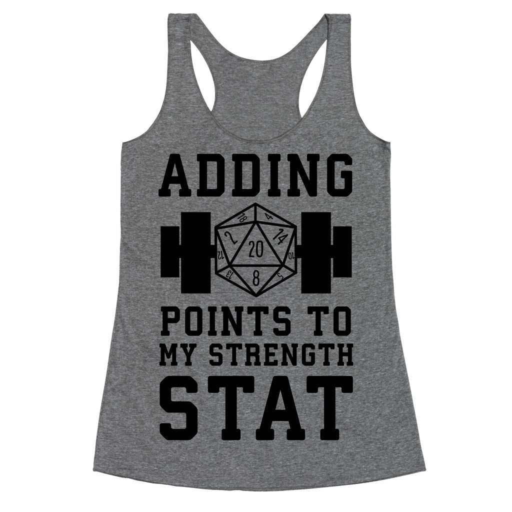 Adding Points to My Strength Stat Racerback Tank
