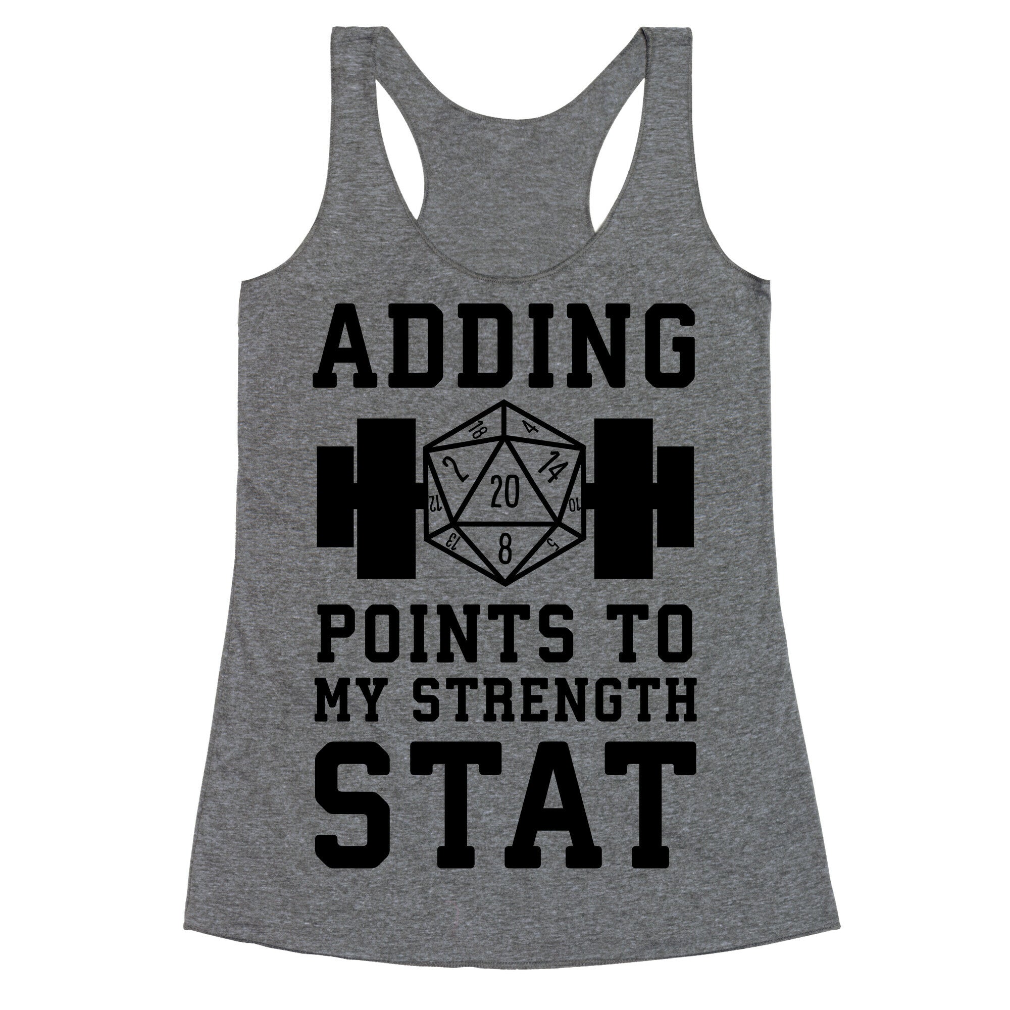 Adding Points to My Strength Stat Racerback Tank
