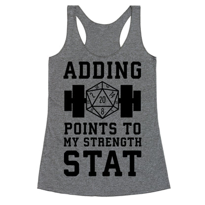 Adding Points to My Strength Stat Racerback Tank
