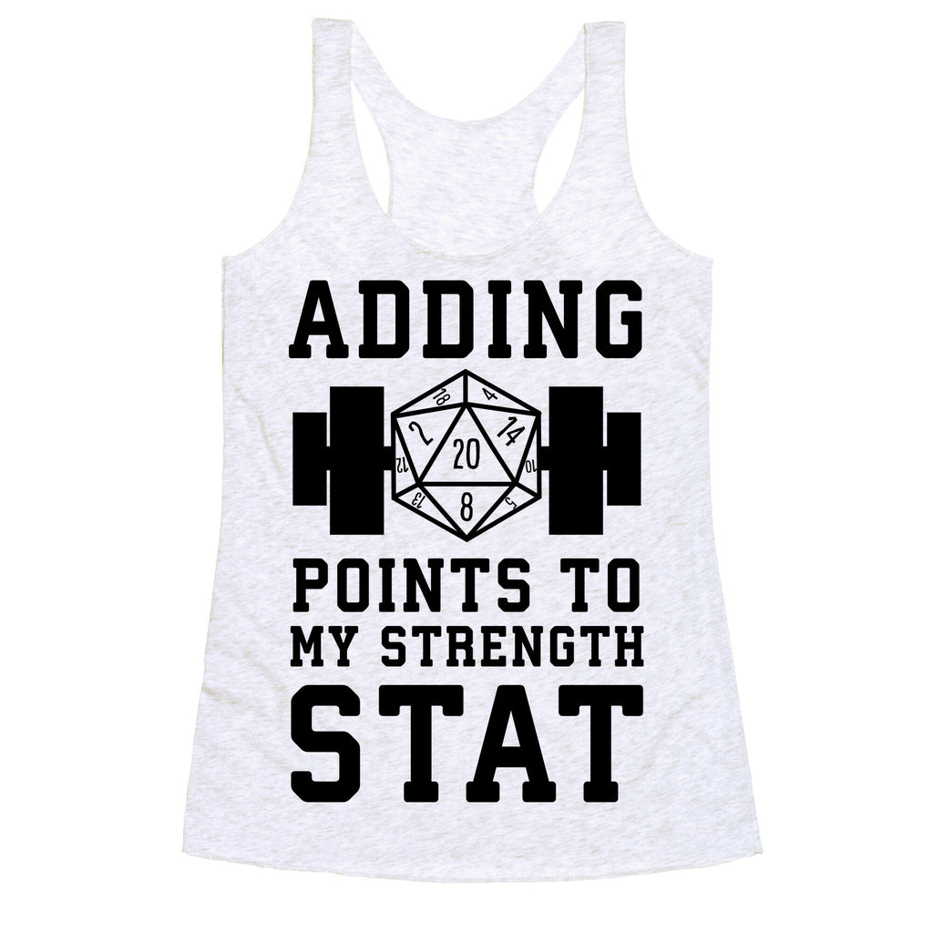 Adding Points to My Strength Stat Racerback Tank