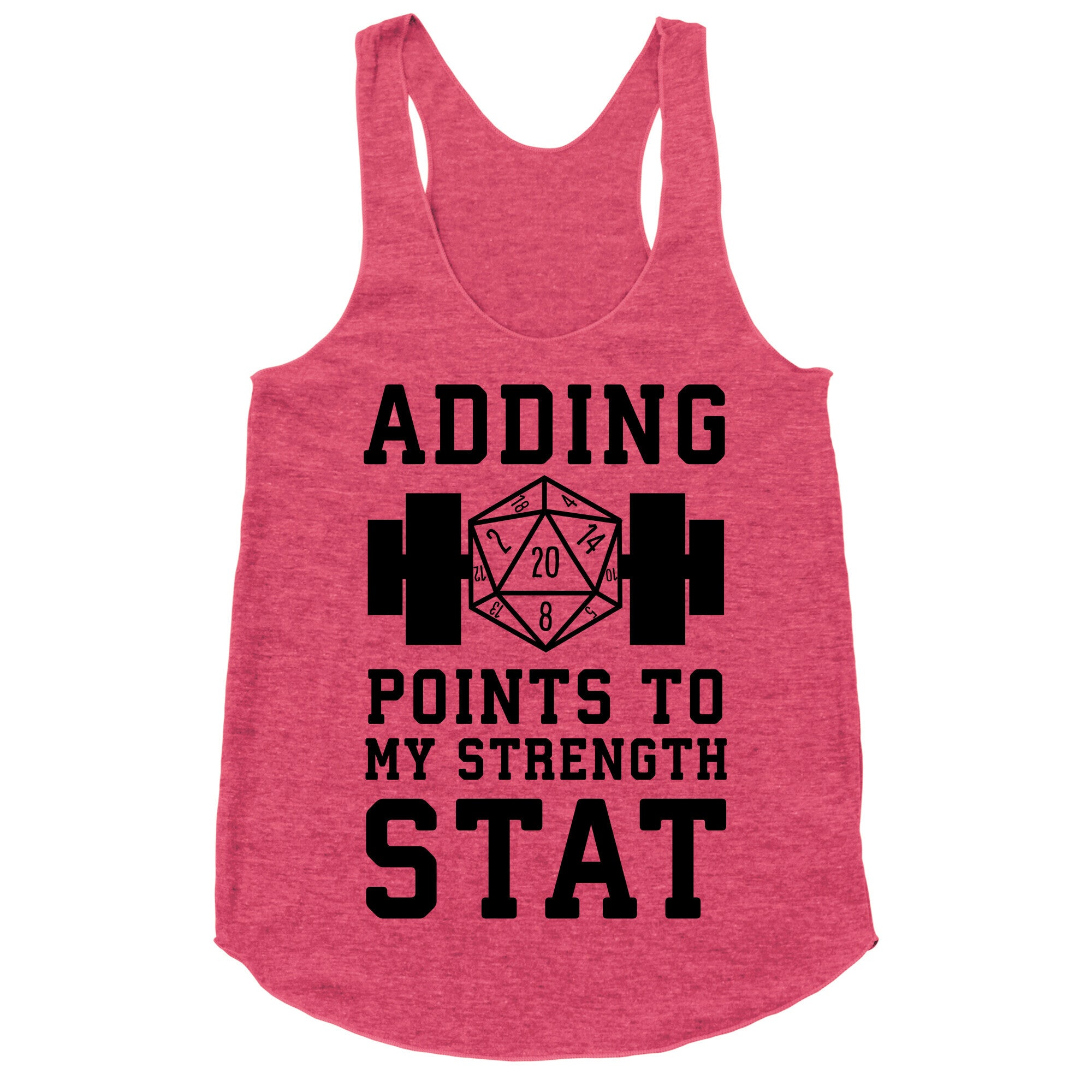 Adding Points to My Strength Stat Racerback Tank