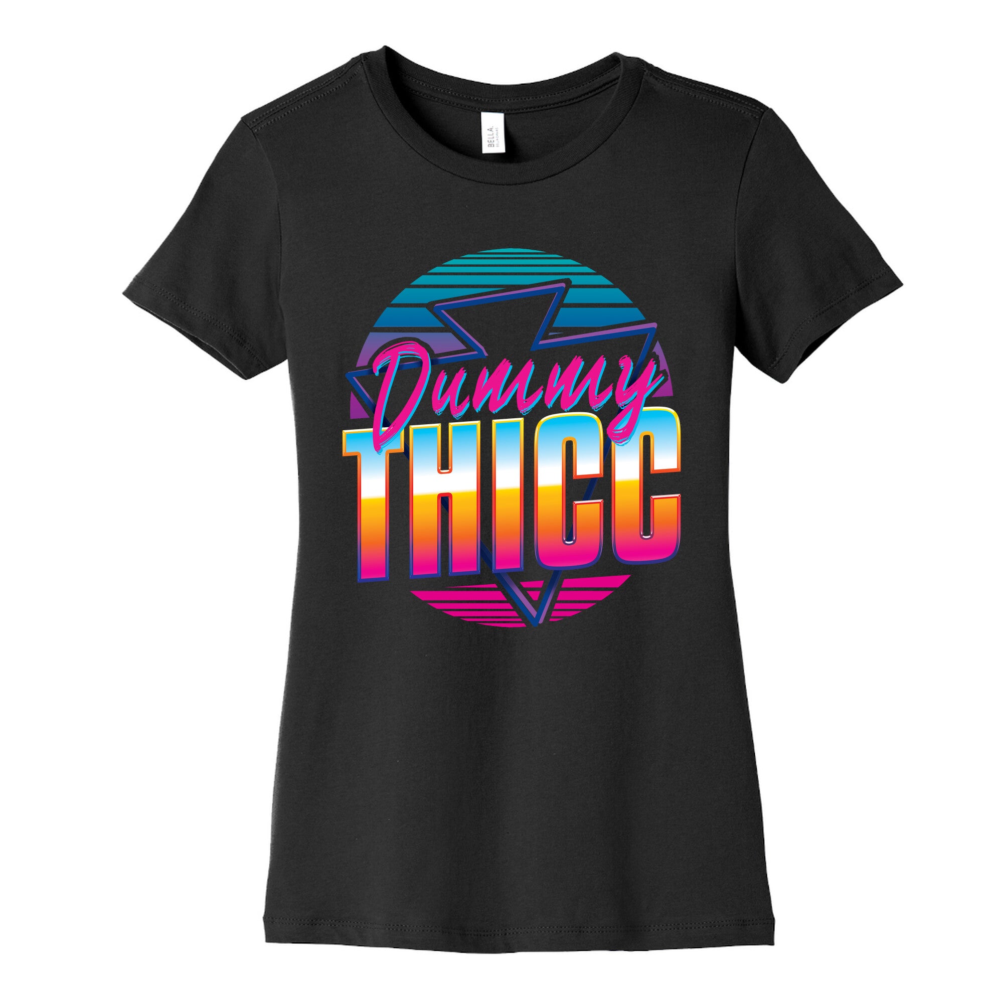 Retro and Dummy Thicc Women's Cotton Tee