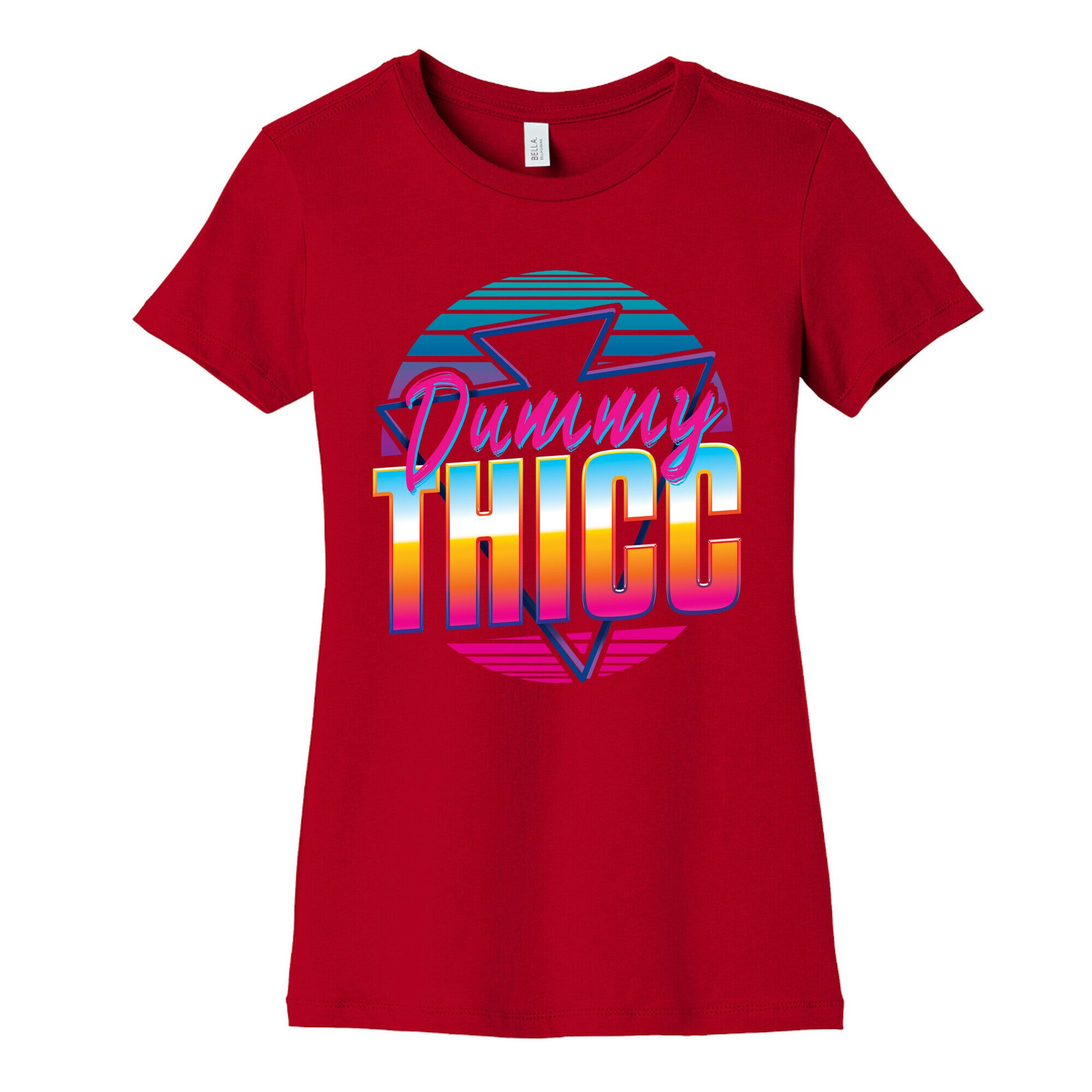 Retro and Dummy Thicc Women's Cotton Tee