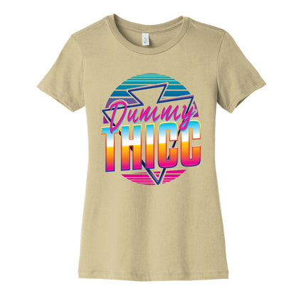 Retro and Dummy Thicc Women's Cotton Tee