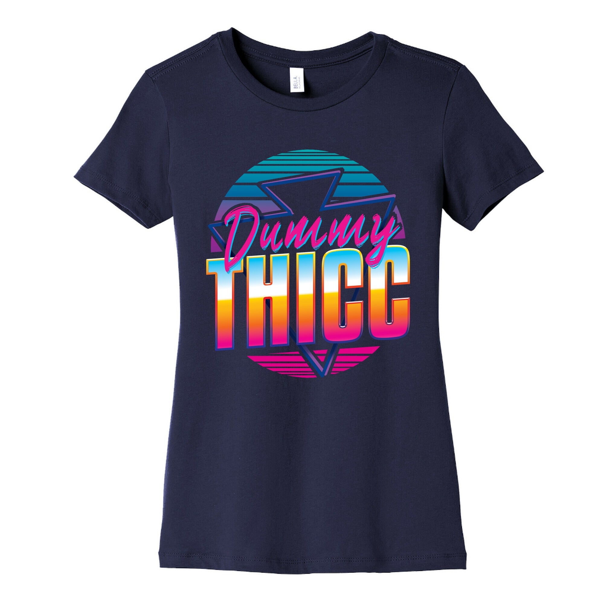 Retro and Dummy Thicc Women's Cotton Tee