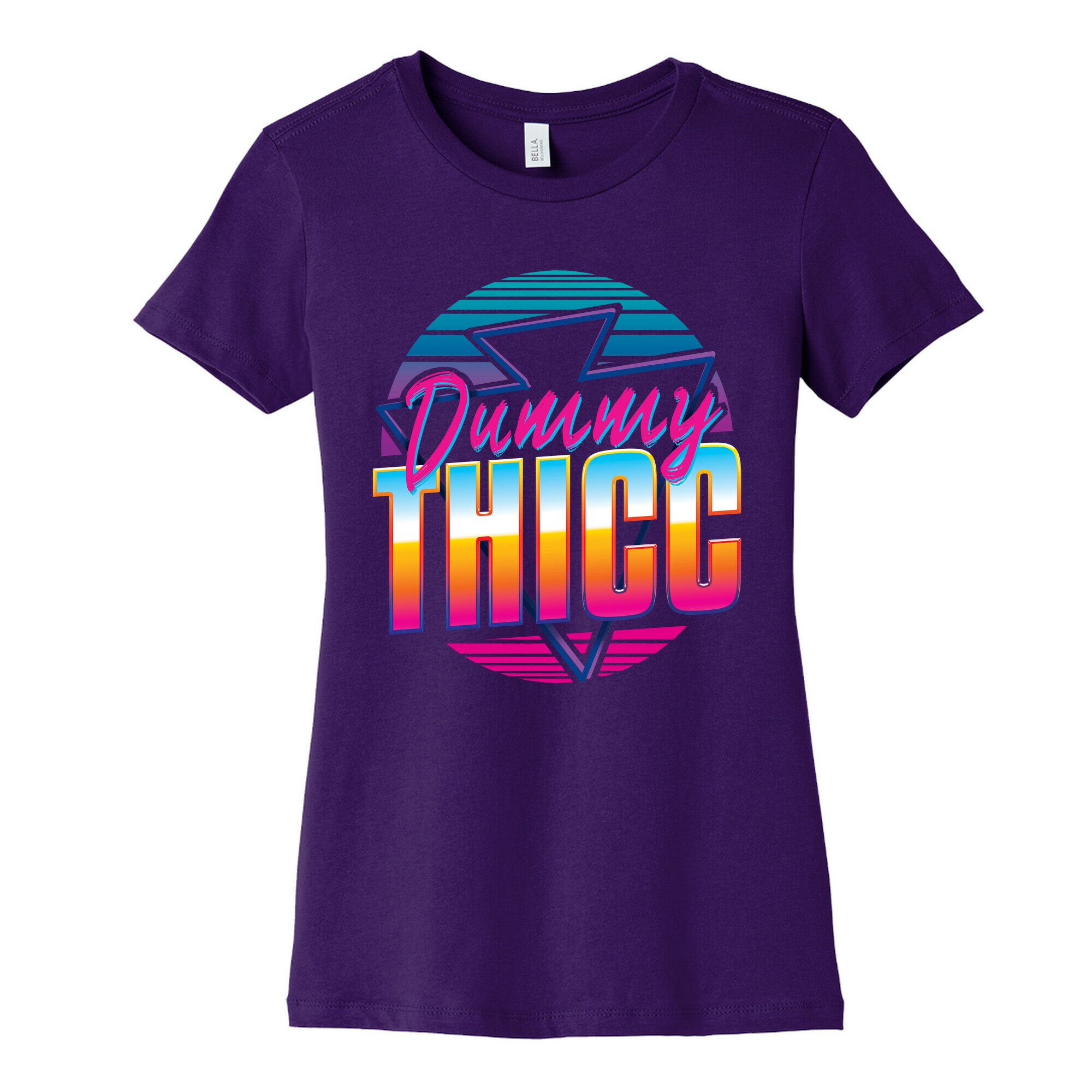 Retro and Dummy Thicc Women's Cotton Tee