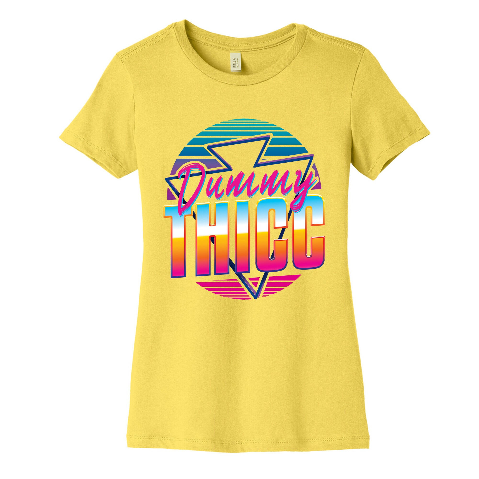 Retro and Dummy Thicc Women's Cotton Tee
