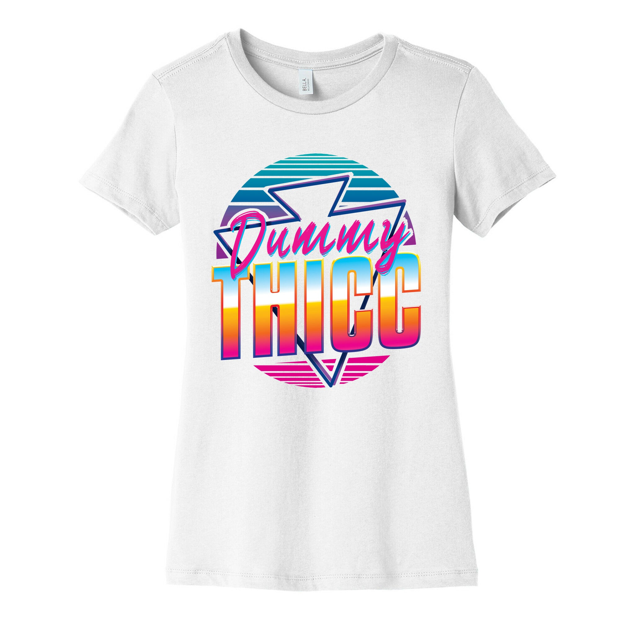 Retro and Dummy Thicc Women's Cotton Tee