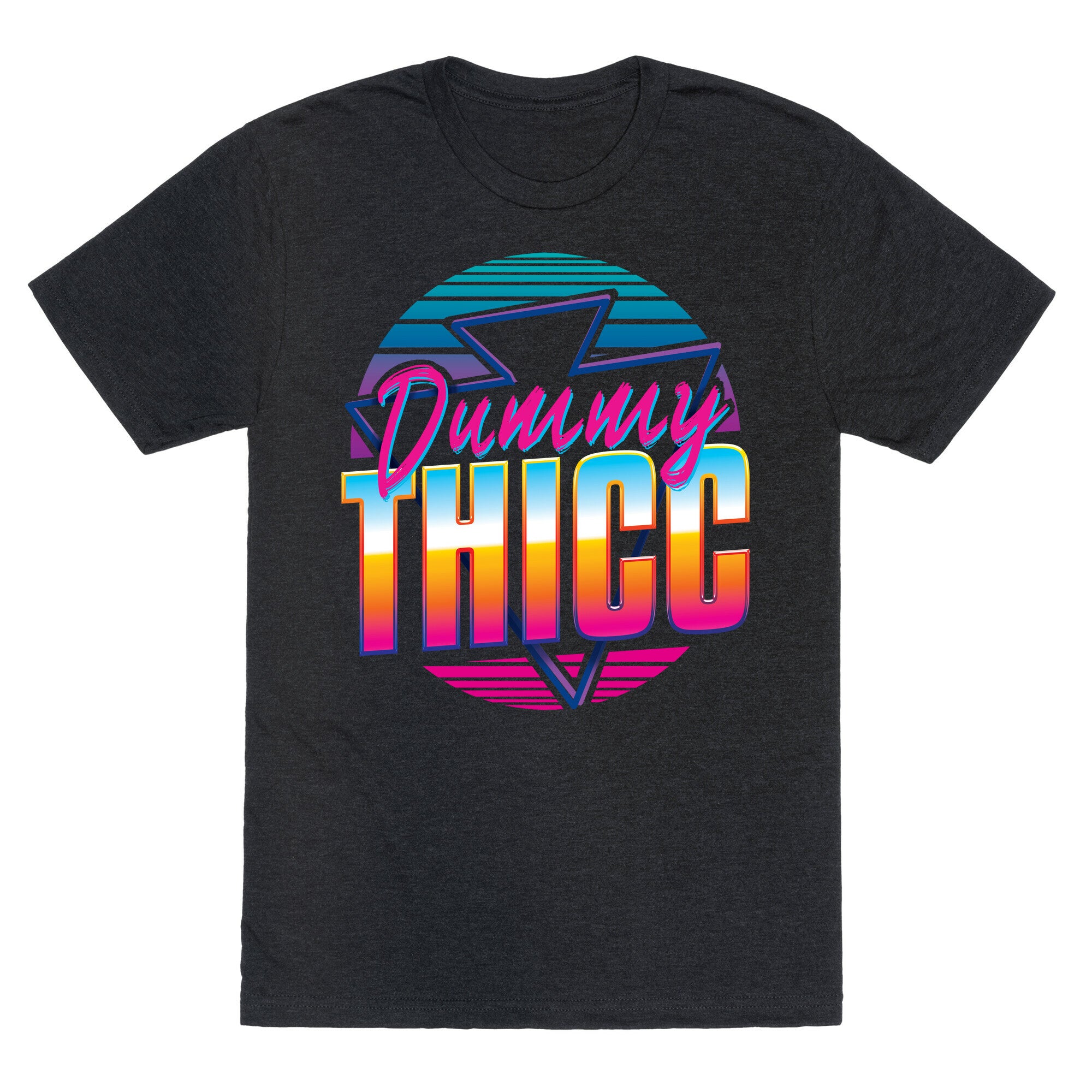 Retro and Dummy Thicc Unisex Triblend Tee