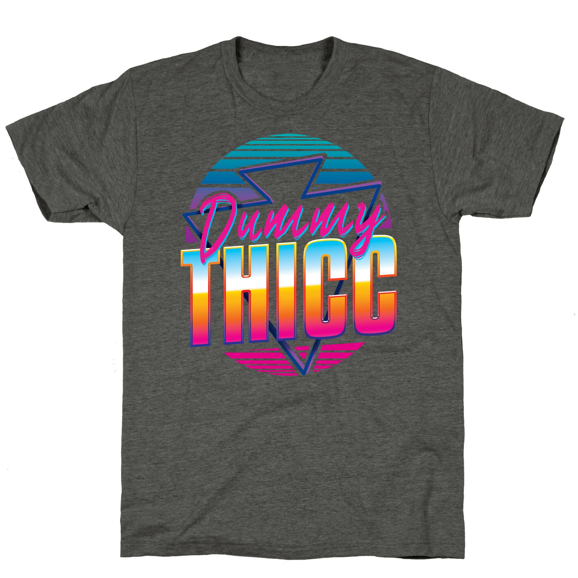 Retro and Dummy Thicc Unisex Triblend Tee