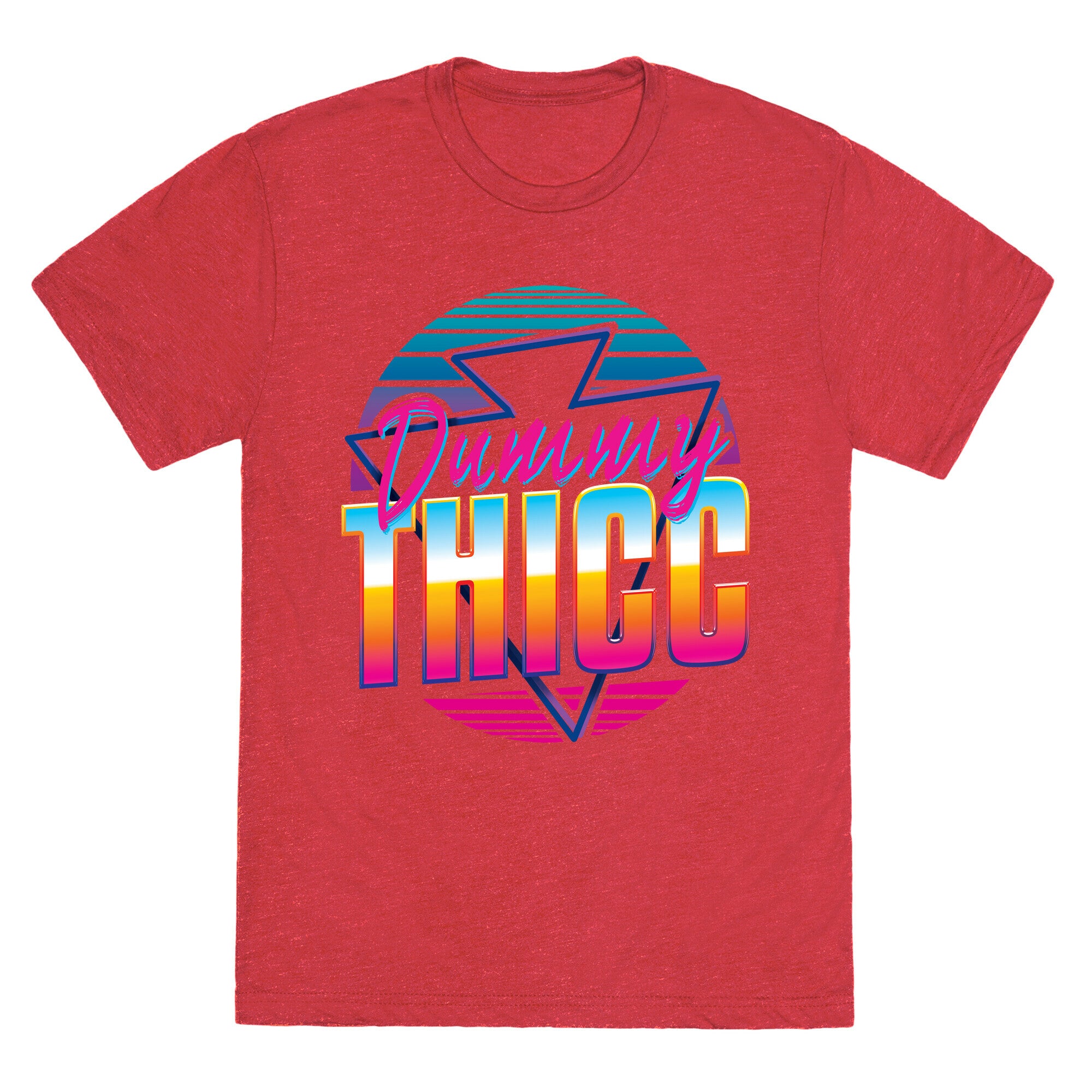 Retro and Dummy Thicc Unisex Triblend Tee