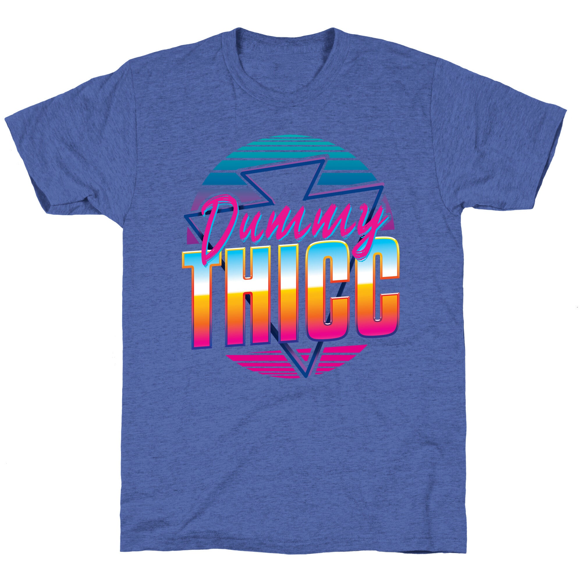 Retro and Dummy Thicc Unisex Triblend Tee