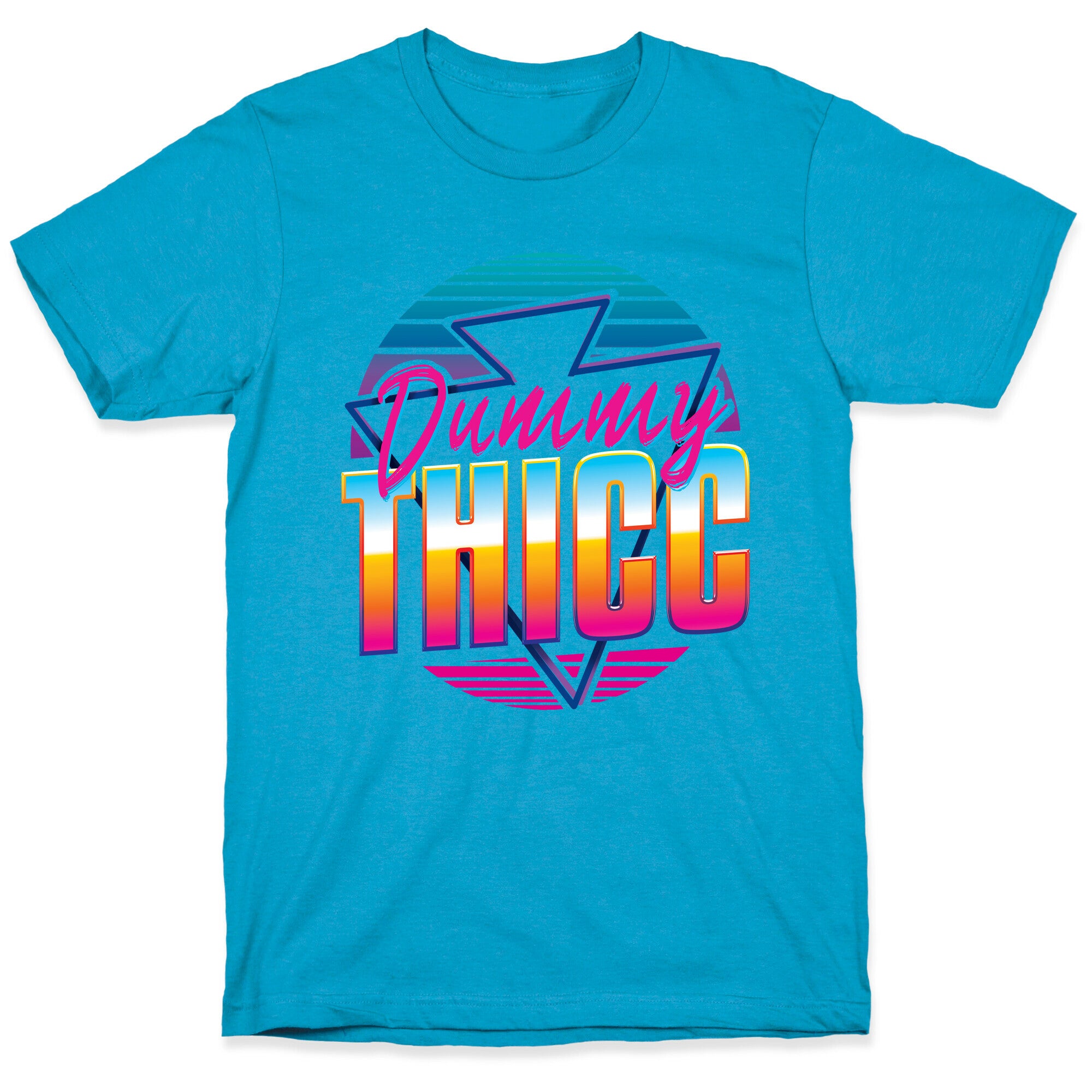 Retro and Dummy Thicc Unisex Triblend Tee