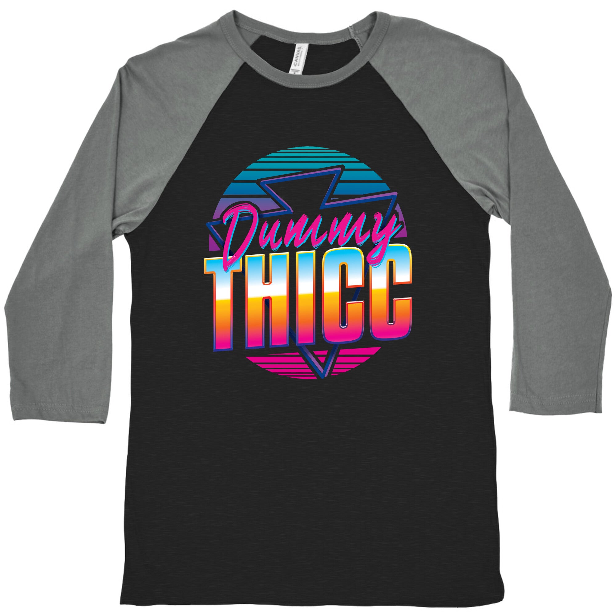 Retro and Dummy Thicc Baseball Tee