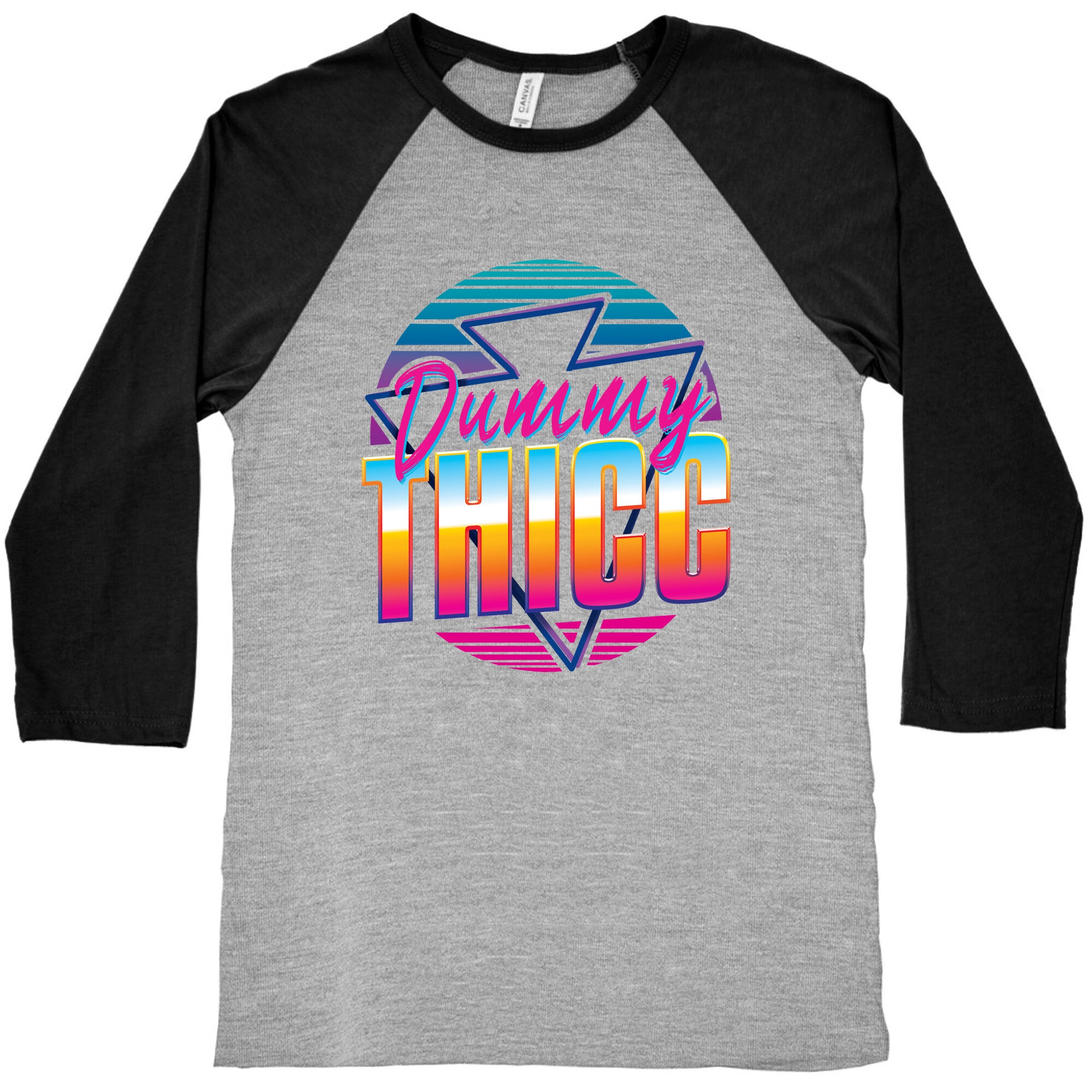 Retro and Dummy Thicc Baseball Tee