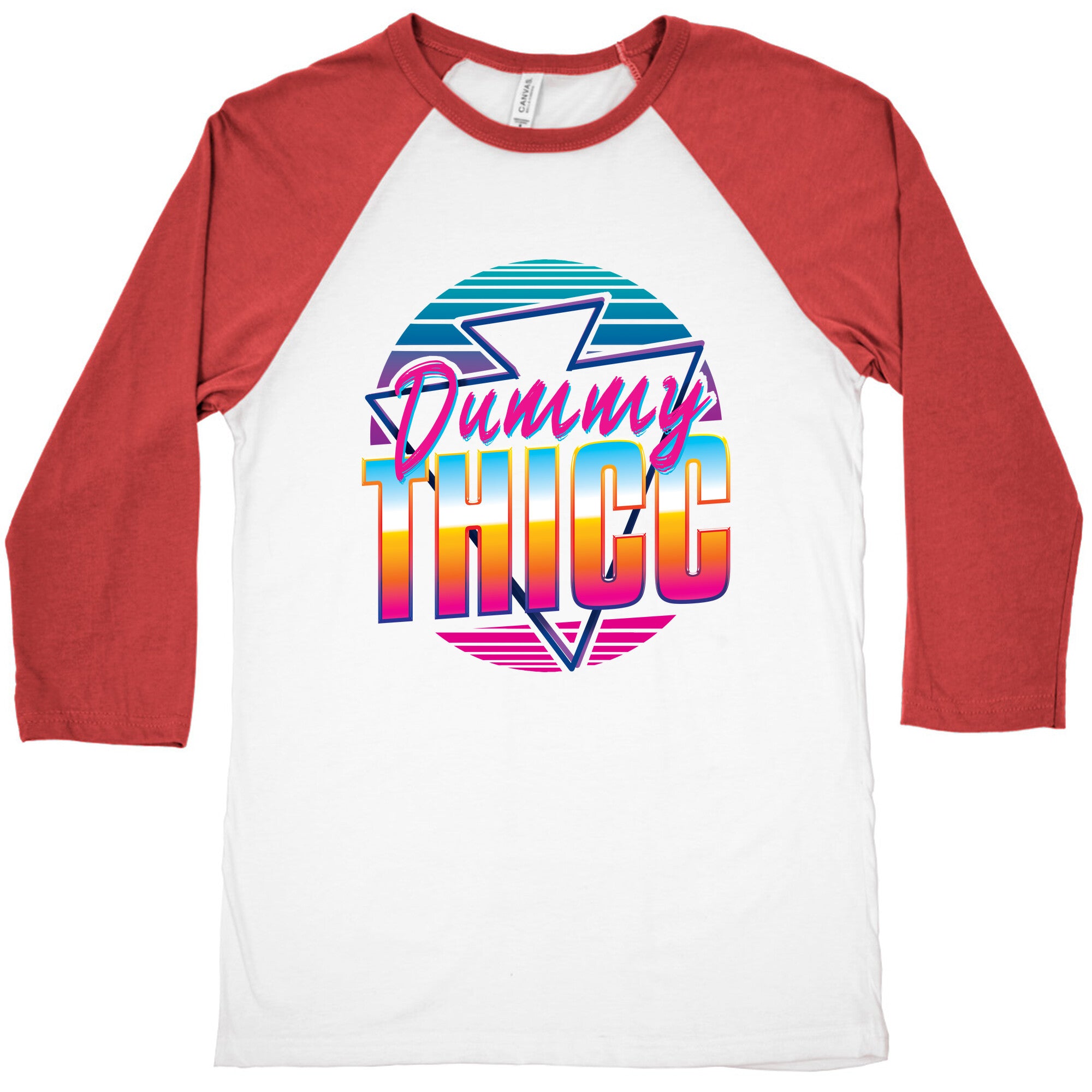 Retro and Dummy Thicc Baseball Tee