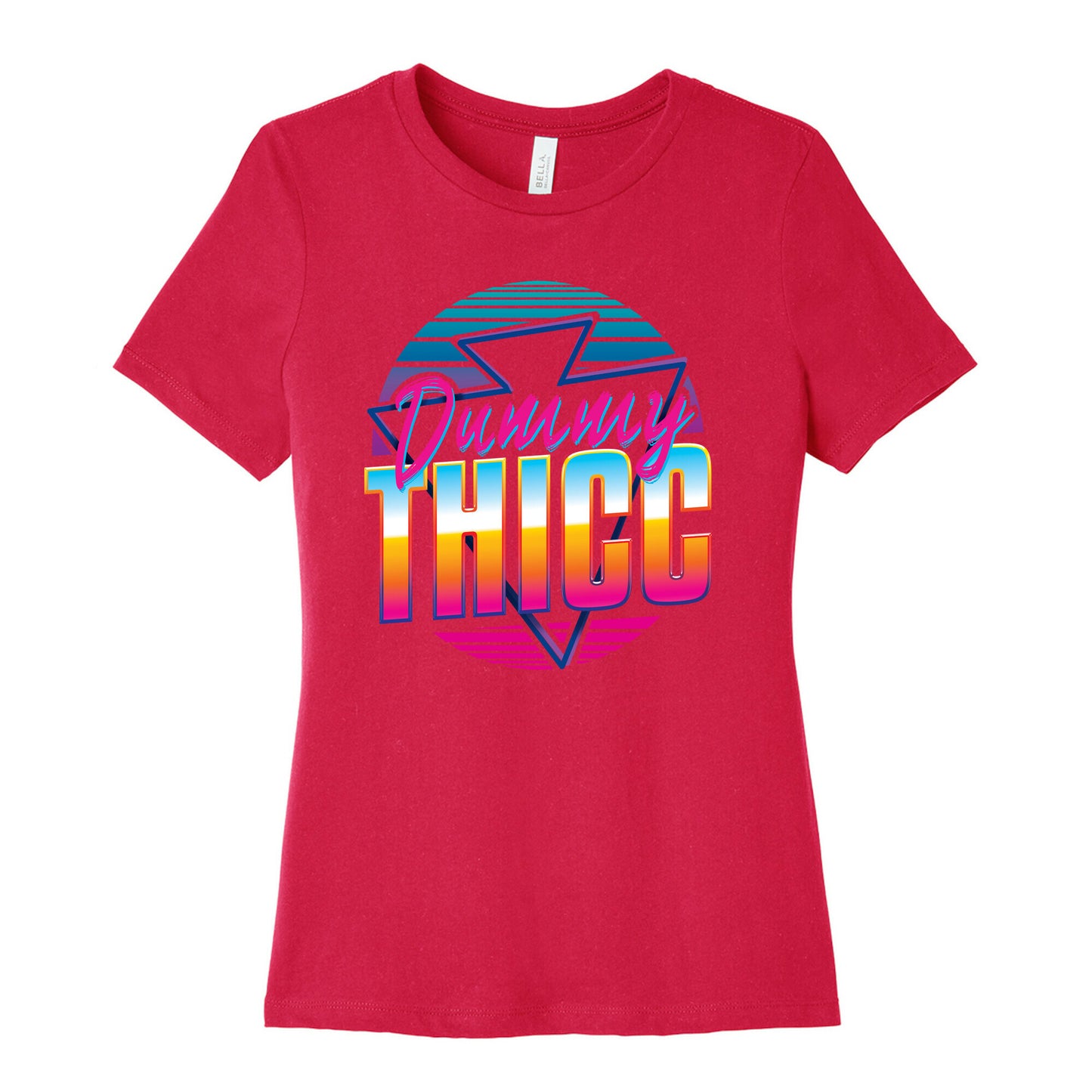 Retro and Dummy Thicc Women's Cotton Tee