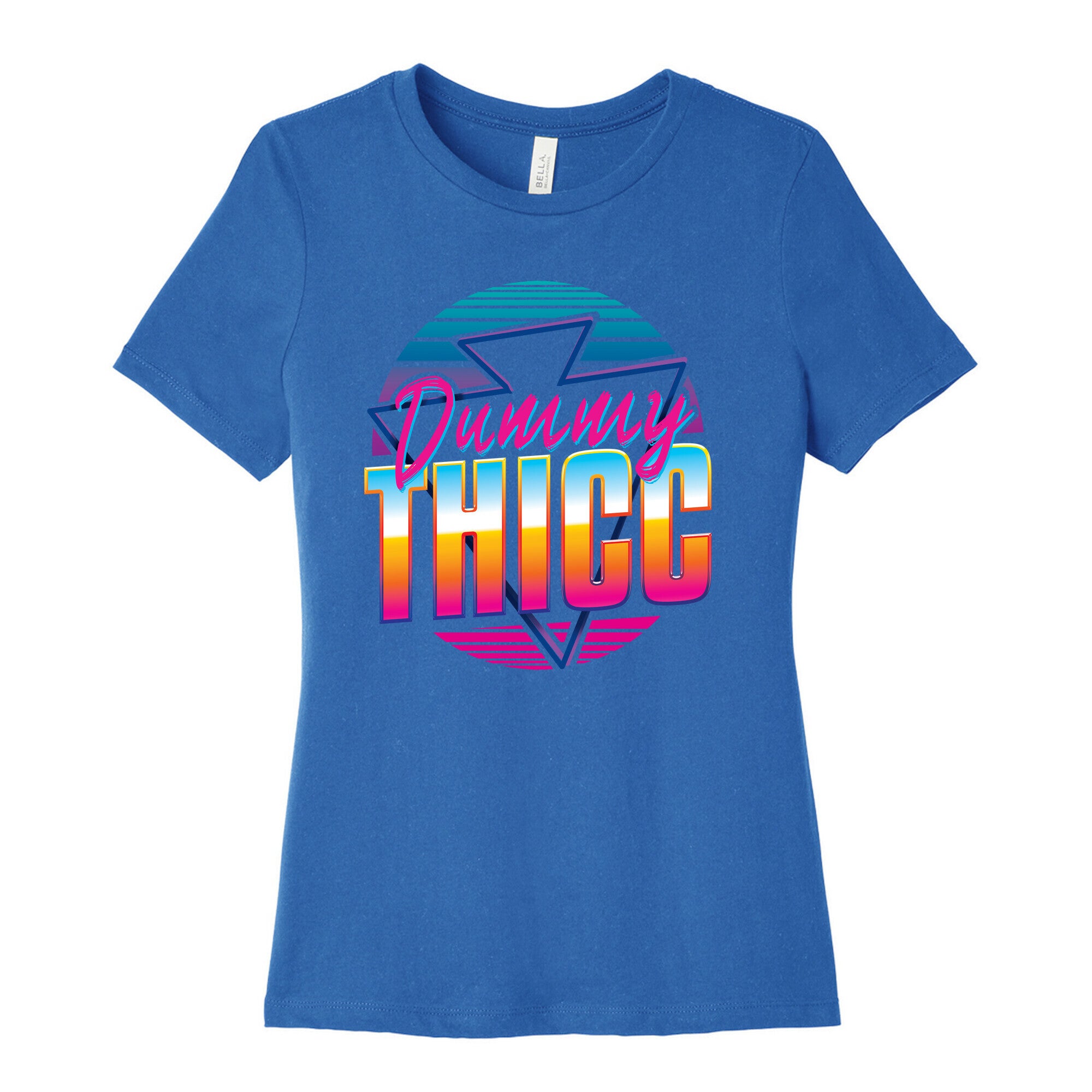 Retro and Dummy Thicc Women's Cotton Tee