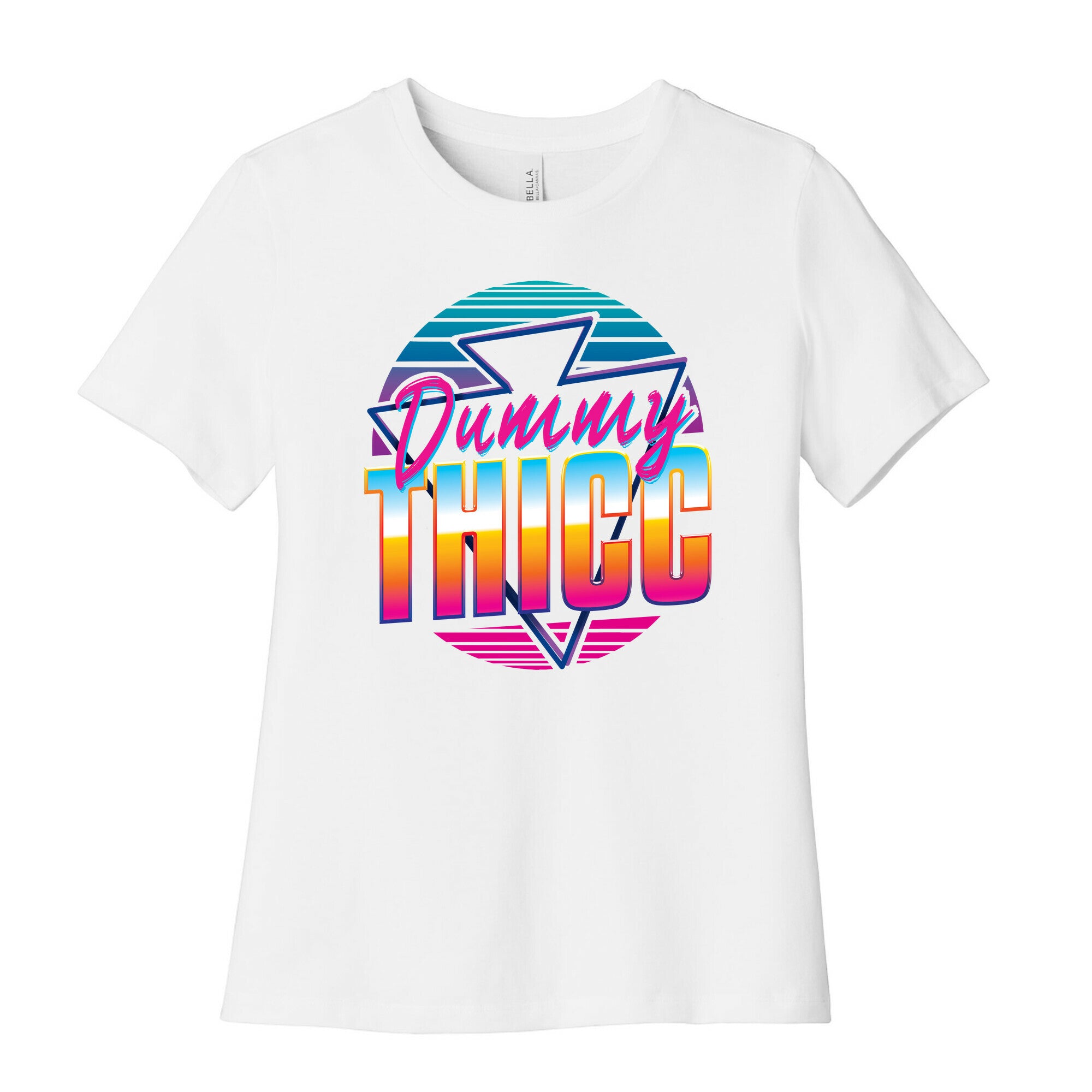 Retro and Dummy Thicc Women's Cotton Tee