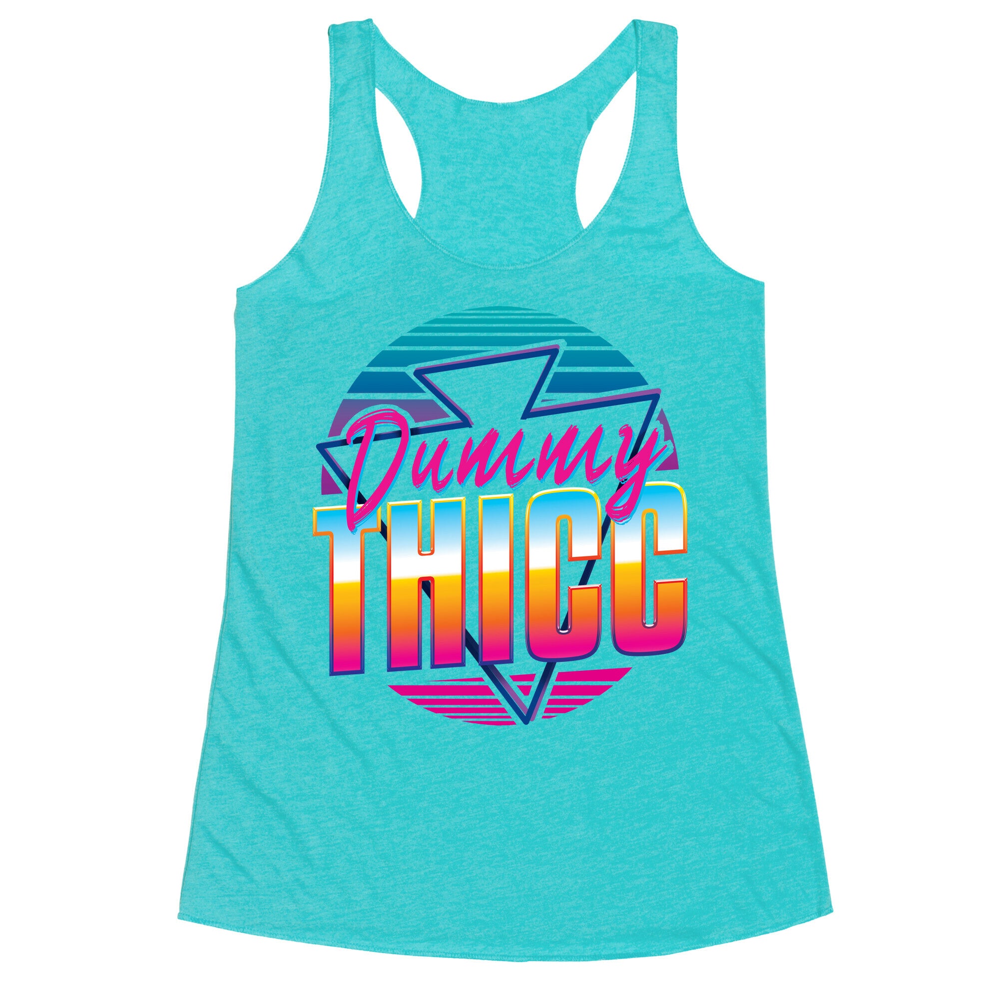 Retro and Dummy Thicc Racerback Tank