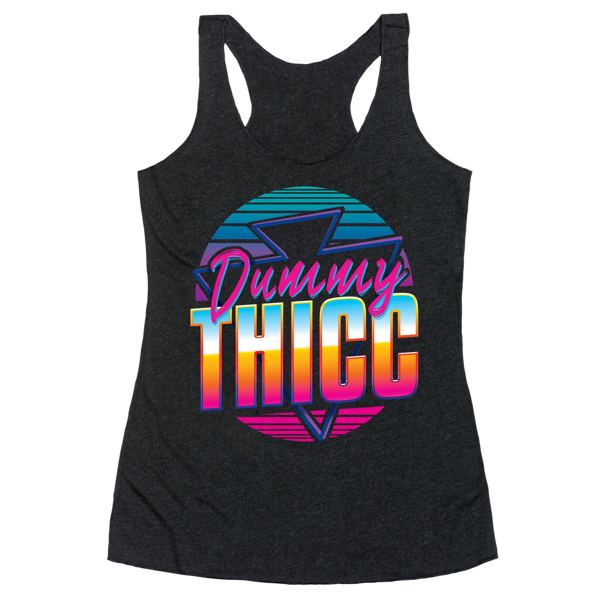 Retro and Dummy Thicc Racerback Tank