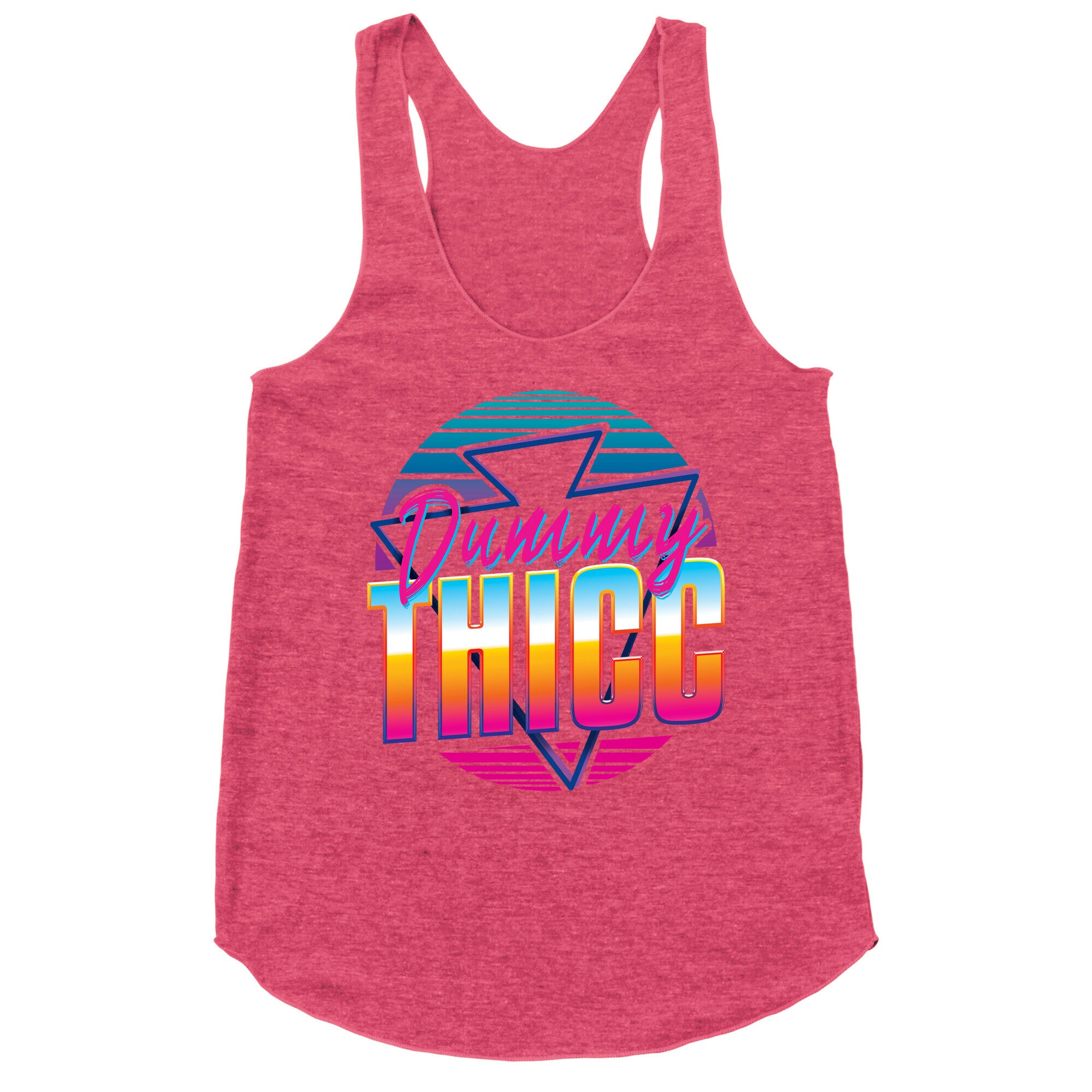Retro and Dummy Thicc Racerback Tank