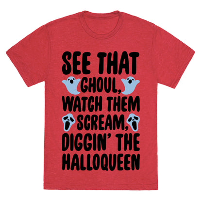 Halloween Dancing Queen Parody Unisex Triblend Tee