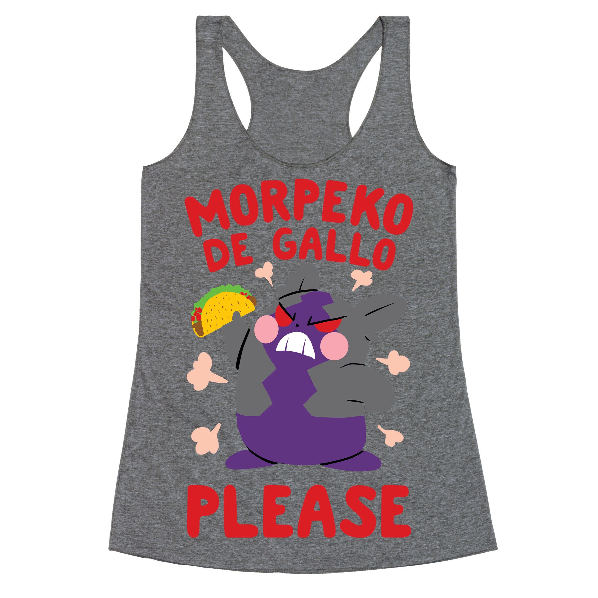 Morpeko De Gallo Please Racerback Tank