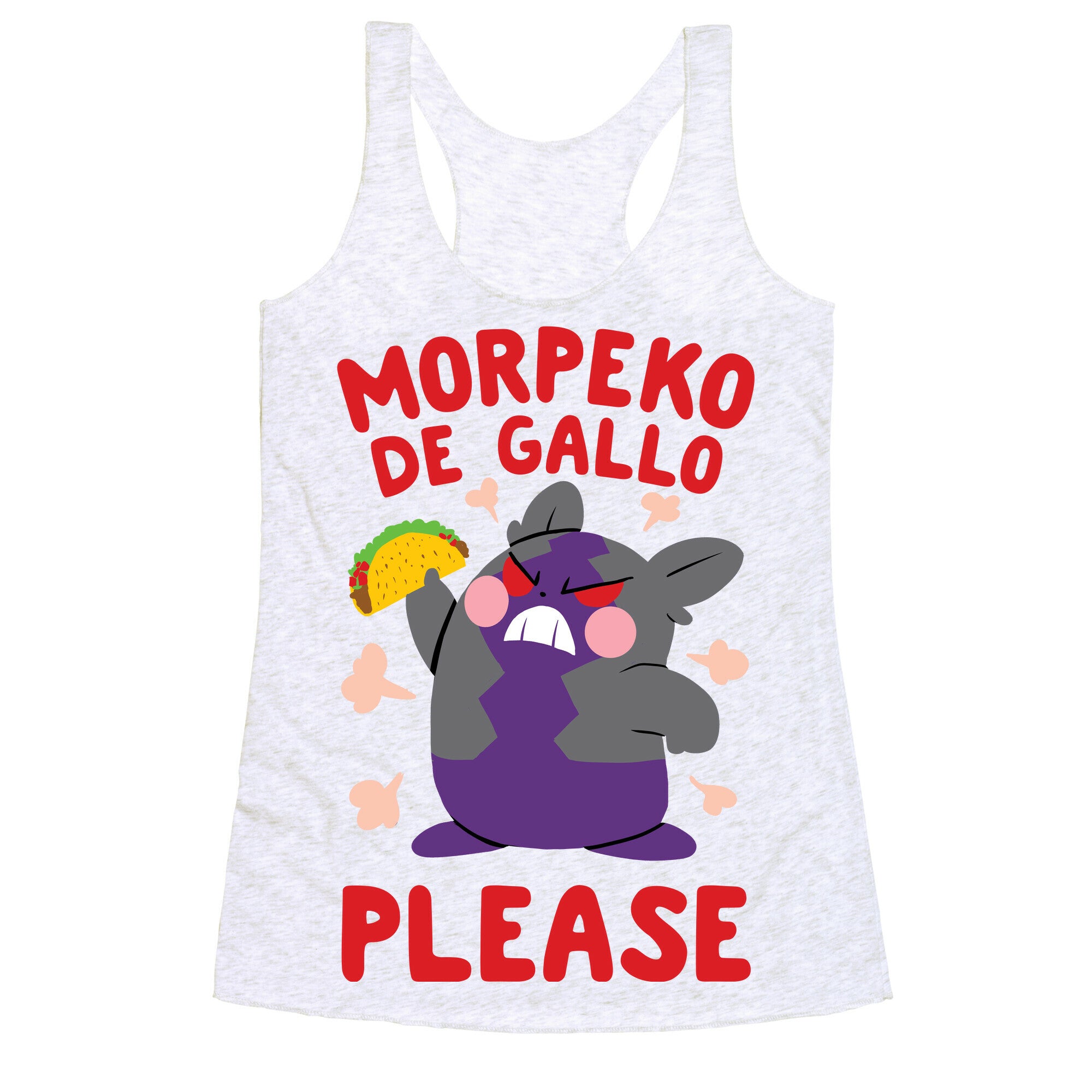 Morpeko De Gallo Please Racerback Tank