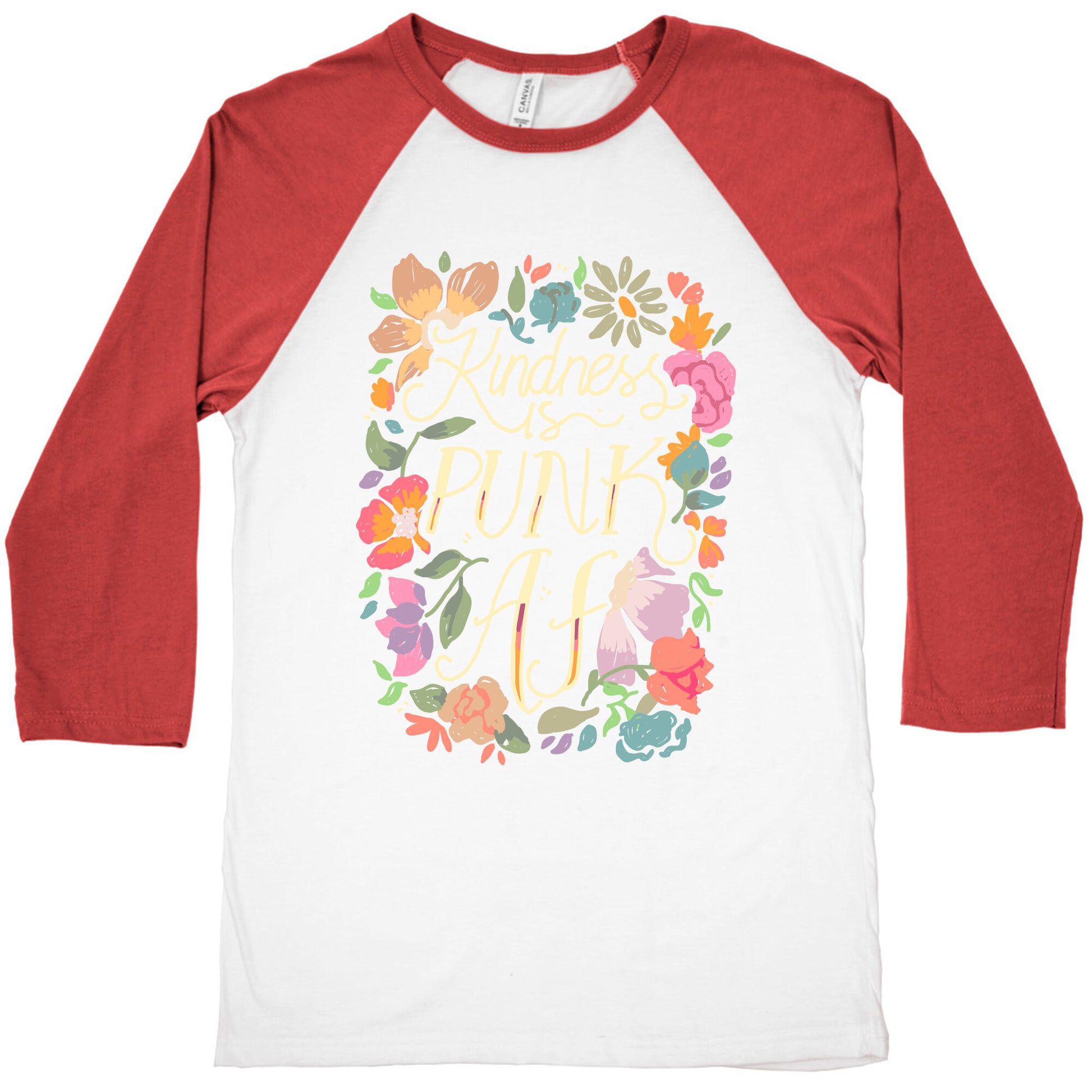 Kindness is Punk AF Baseball Tee