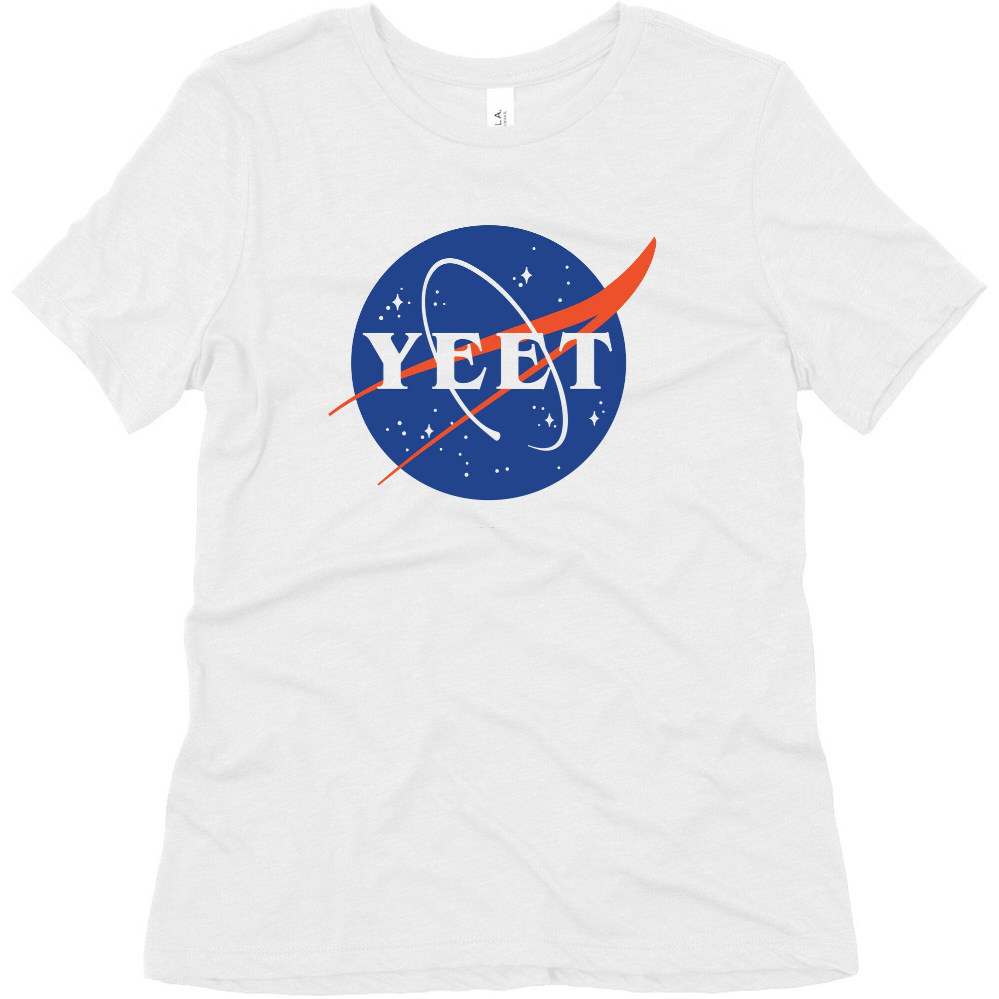 Yeet Nasa Logo Parody Women's Triblend Tee