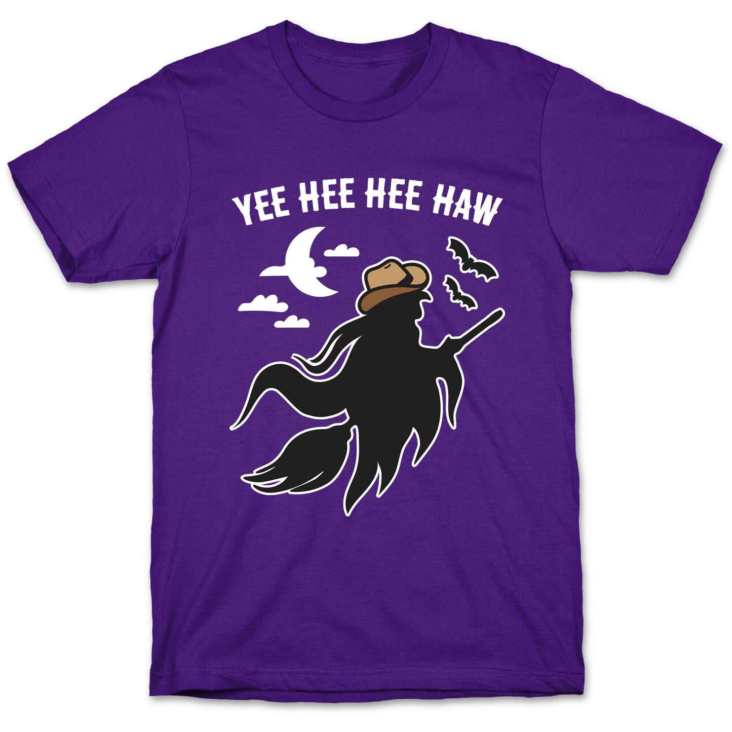 Yee Hee Hee Haw Cowboy Witch T-Shirt