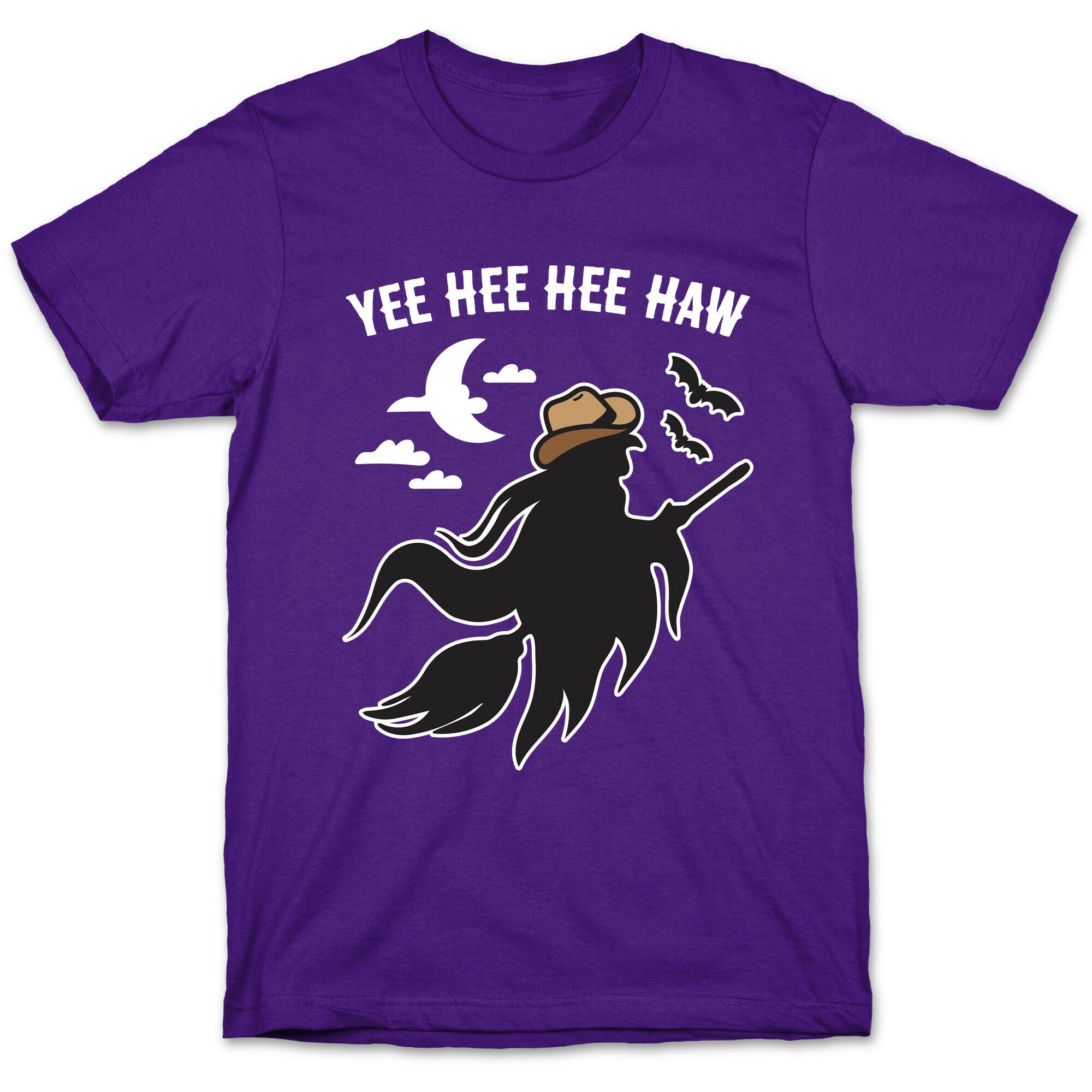 Yee Hee Hee Haw Cowboy Witch T-Shirt