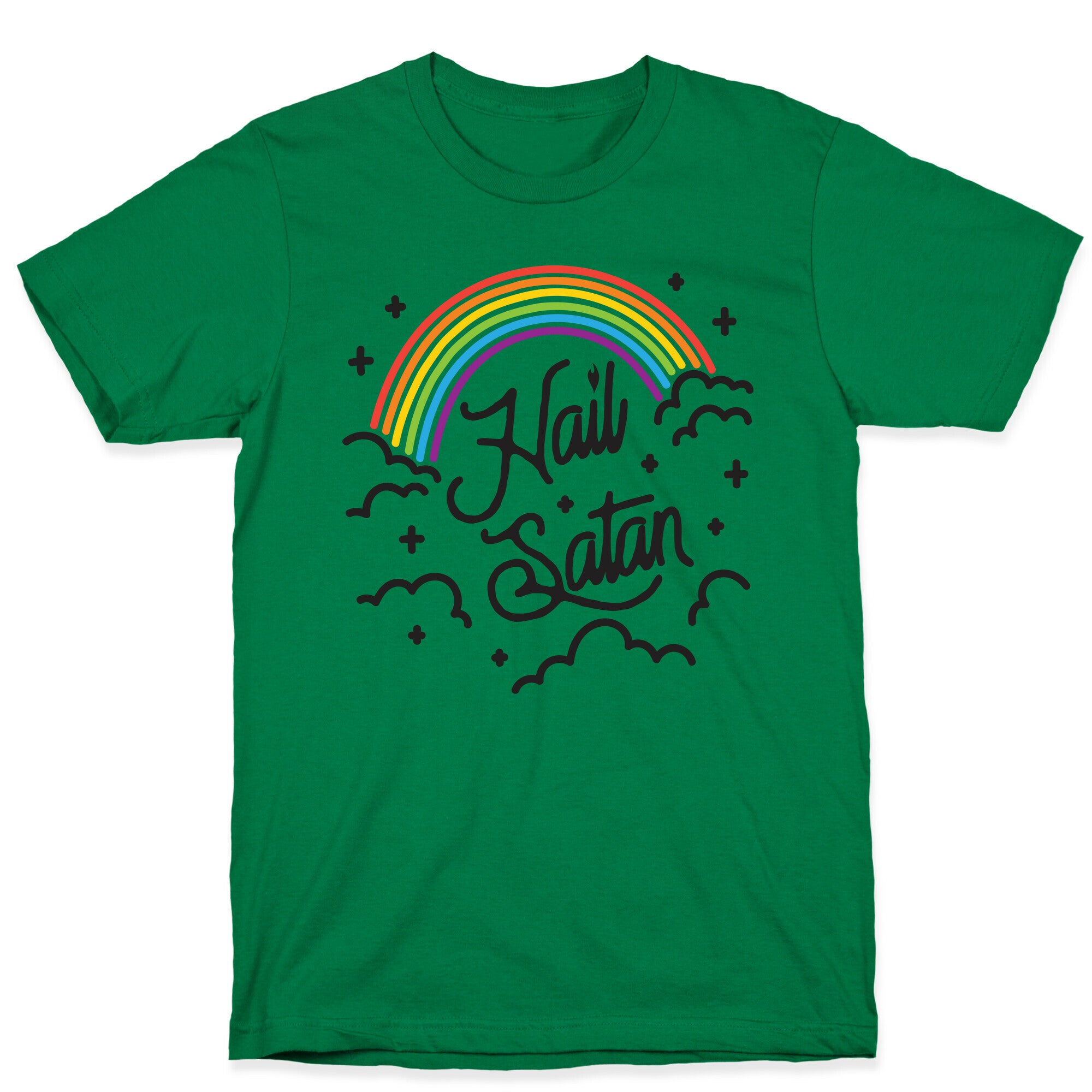 Hail Satan Rainbow T-Shirt
