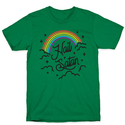 Hail Satan Rainbow T-Shirt