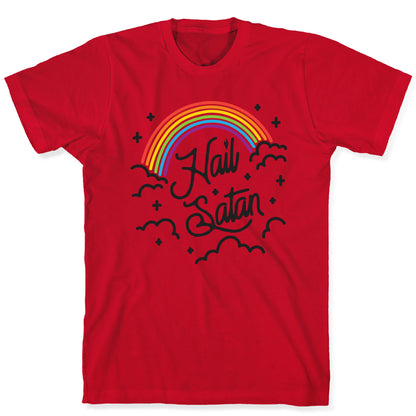 Hail Satan Rainbow T-Shirt