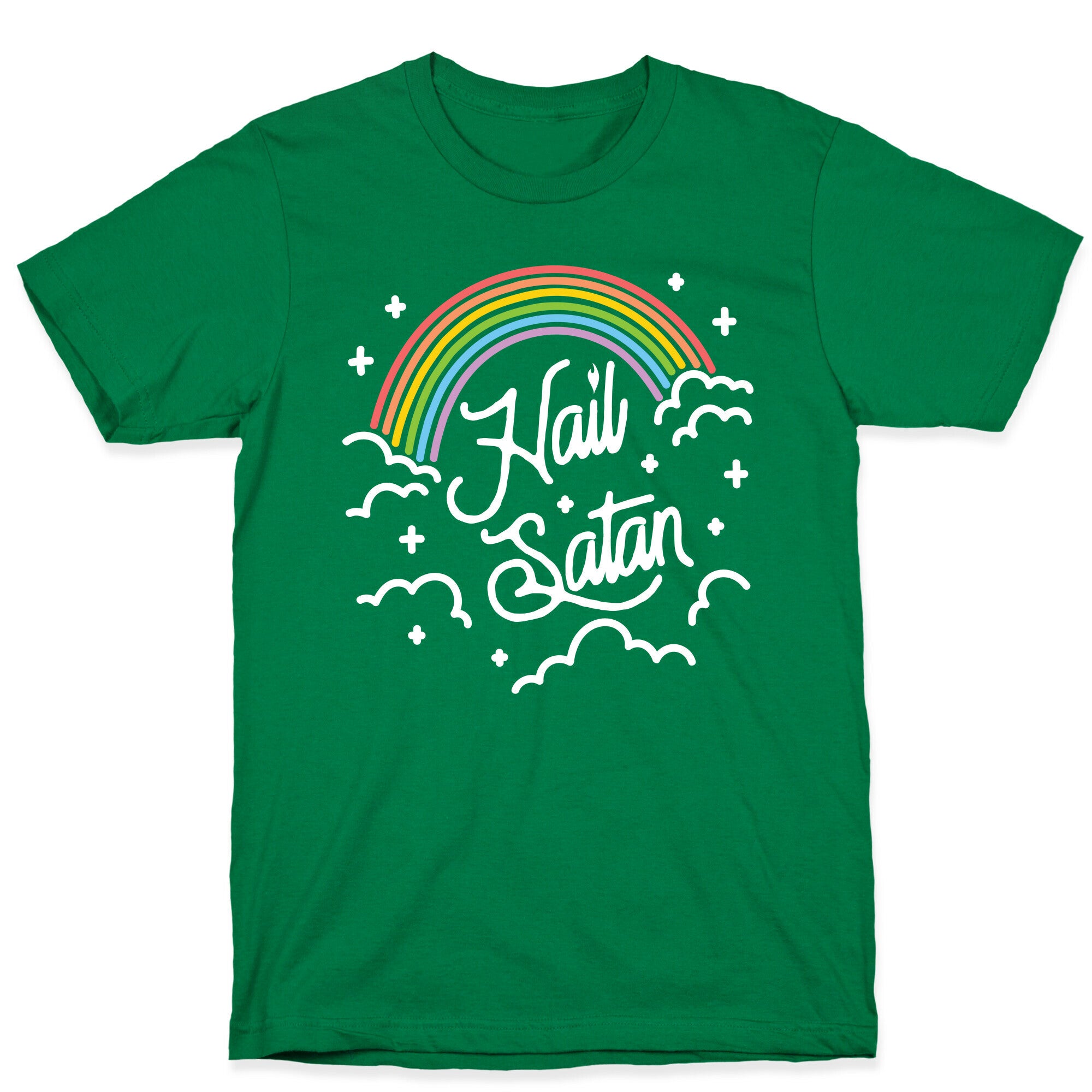 Hail Satan Rainbow T-Shirt