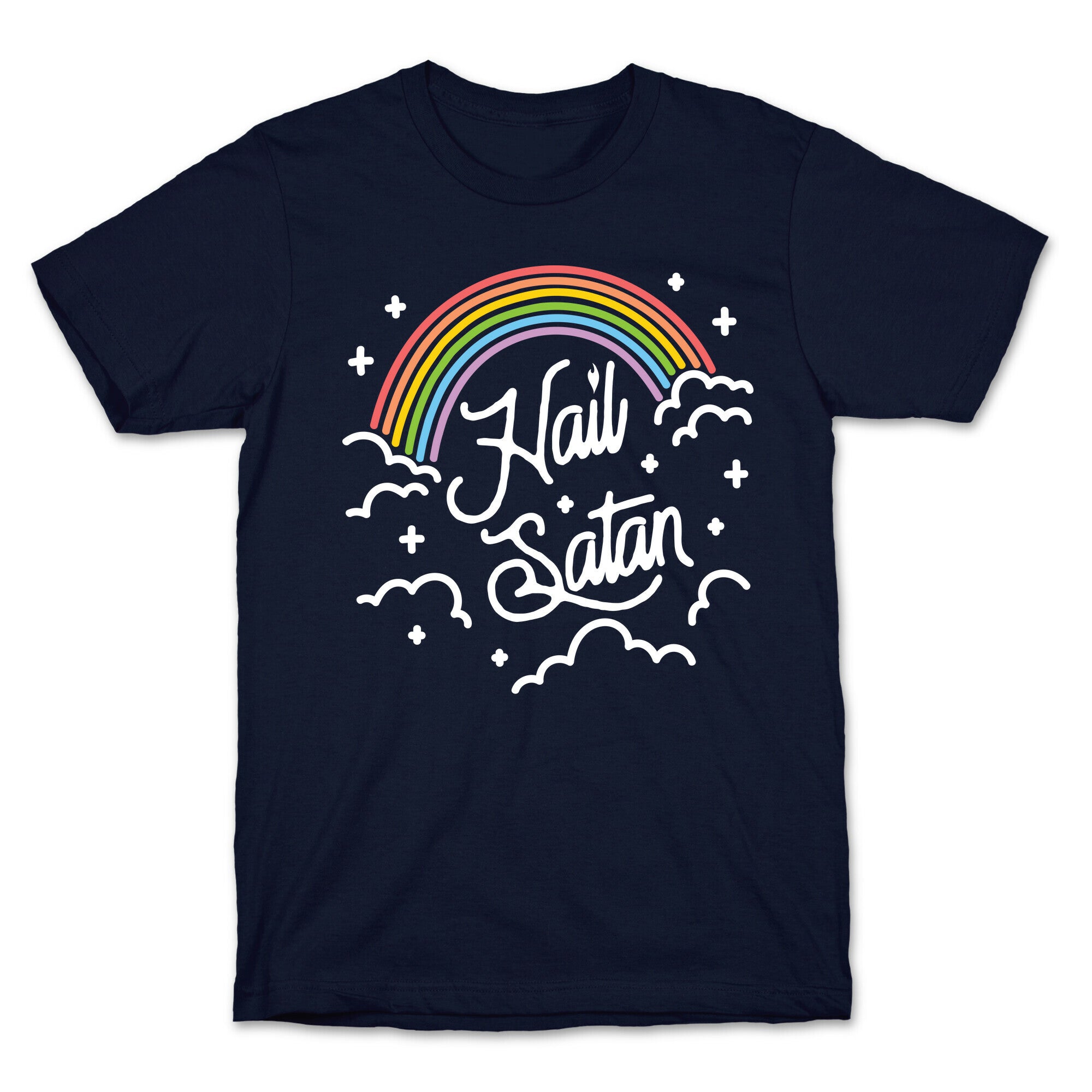 Hail Satan Rainbow T-Shirt