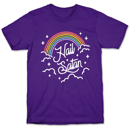 Hail Satan Rainbow T-Shirt