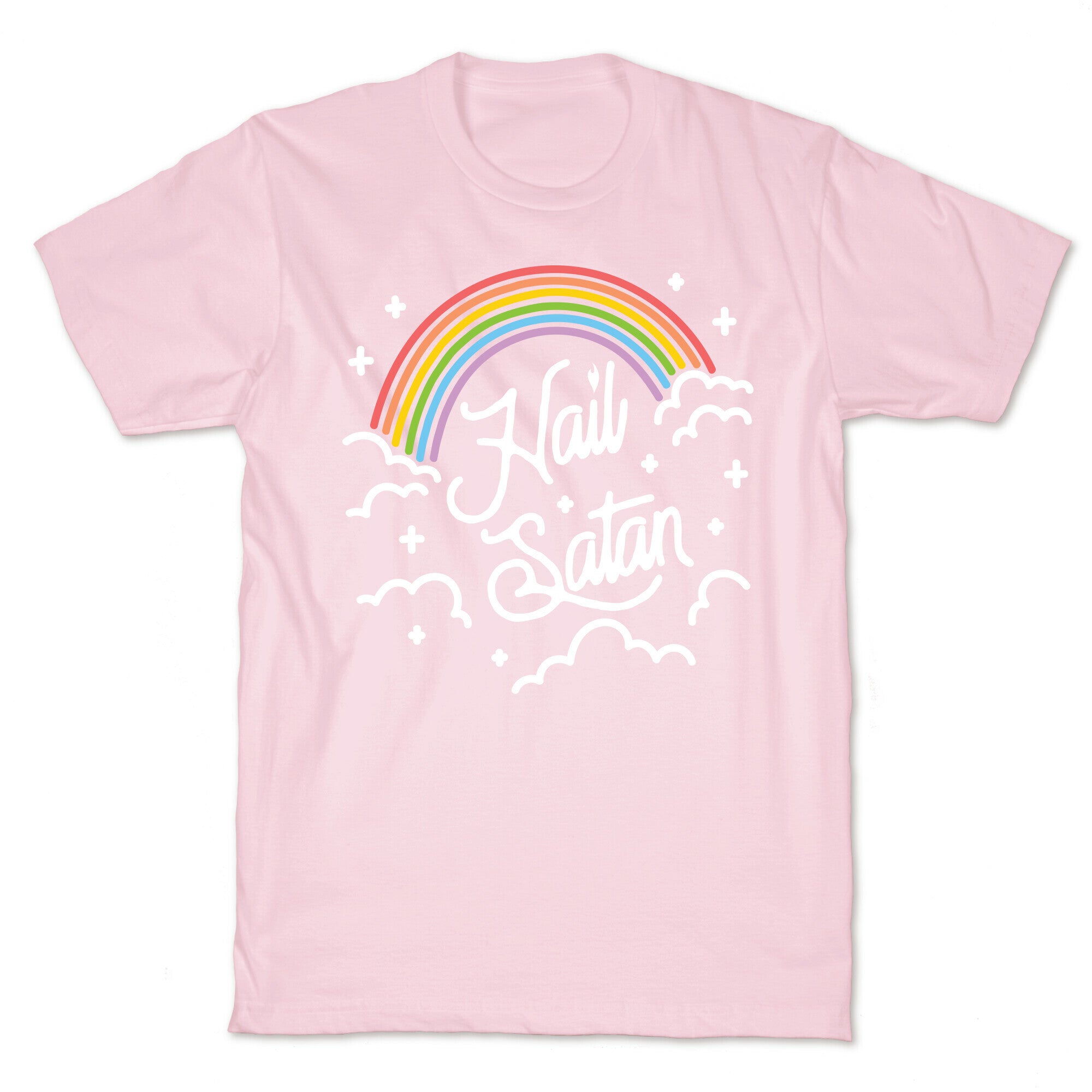 Hail Satan Rainbow T-Shirt