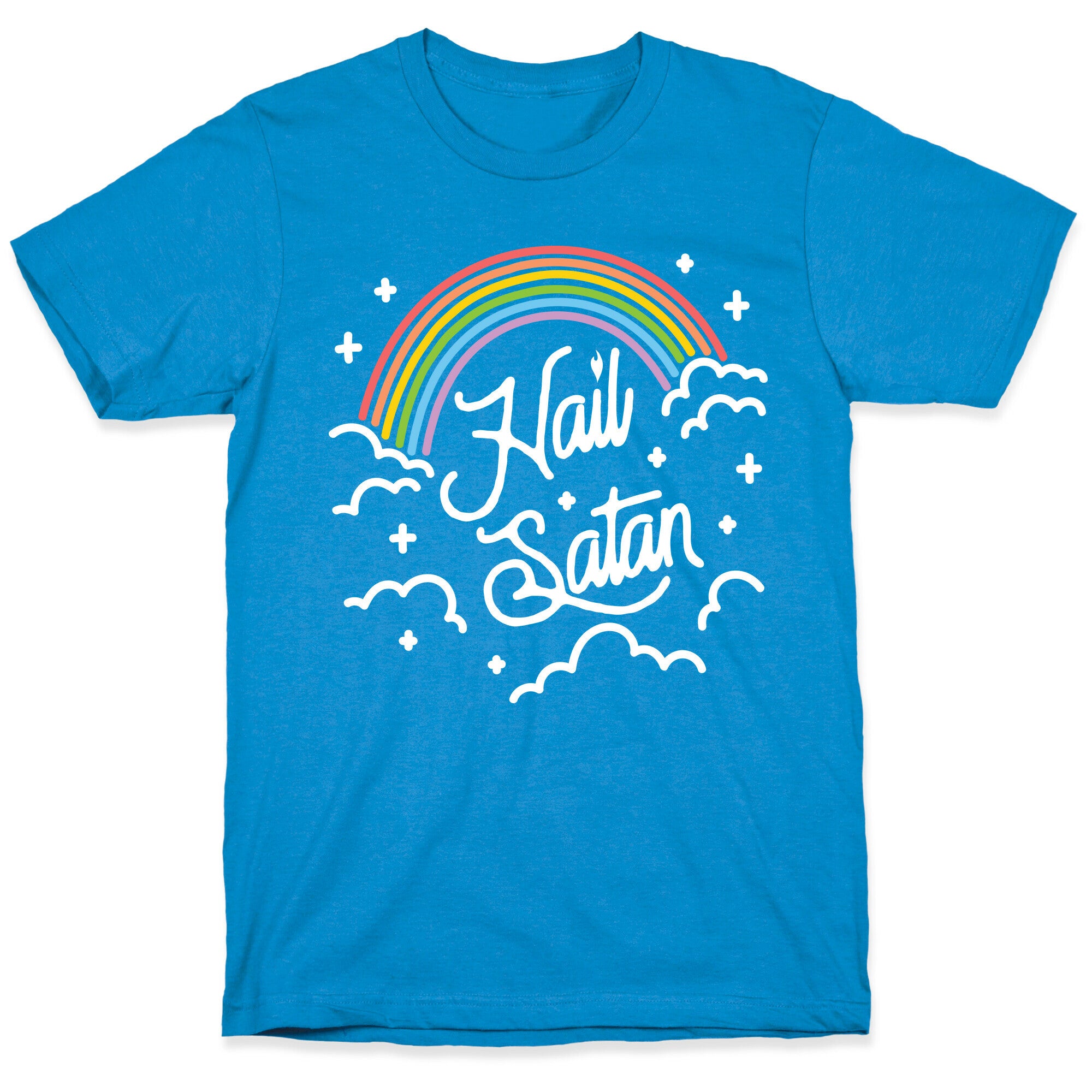 Hail Satan Rainbow T-Shirt