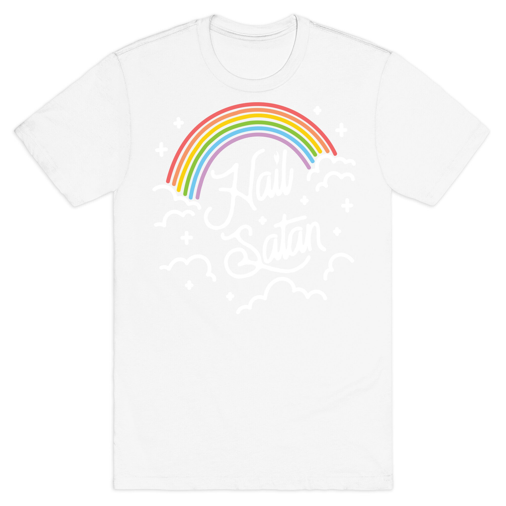Hail Satan Rainbow T-Shirt