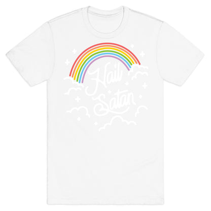 Hail Satan Rainbow T-Shirt
