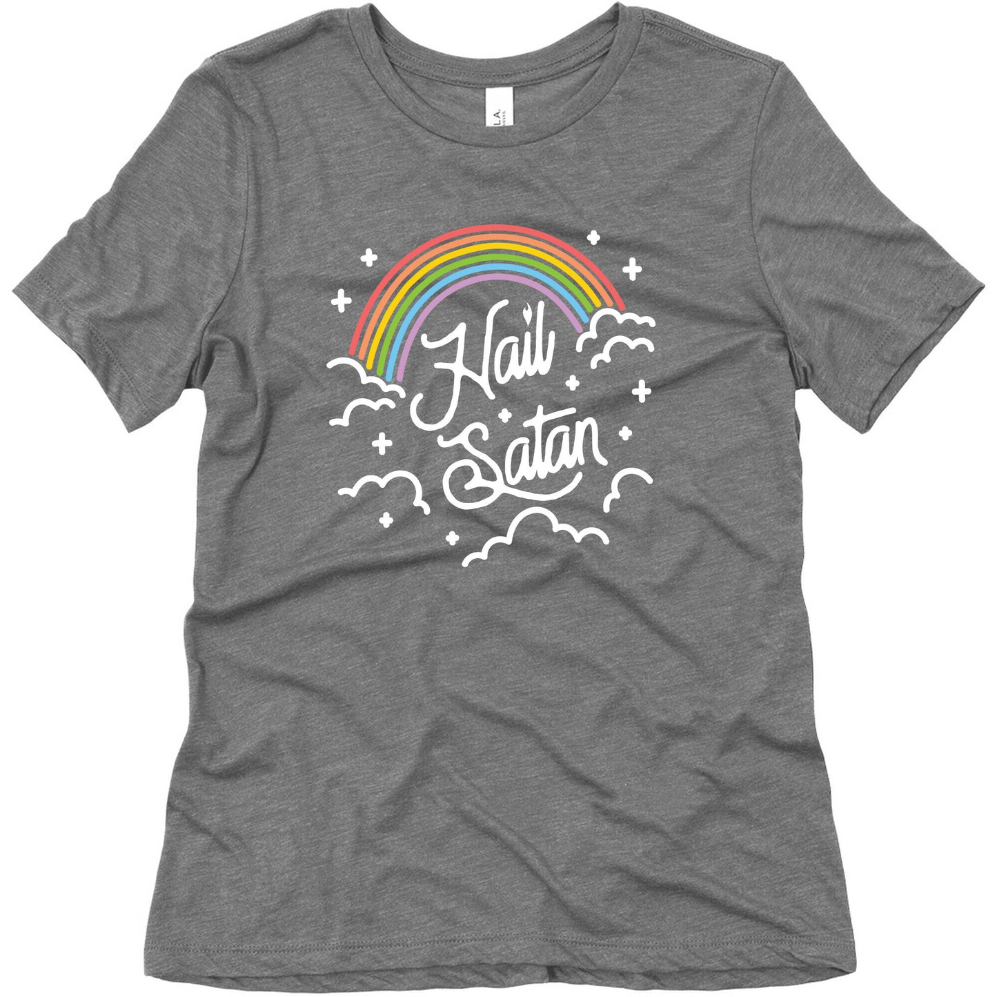 Hail Satan Rainbow Women's Triblend Tee