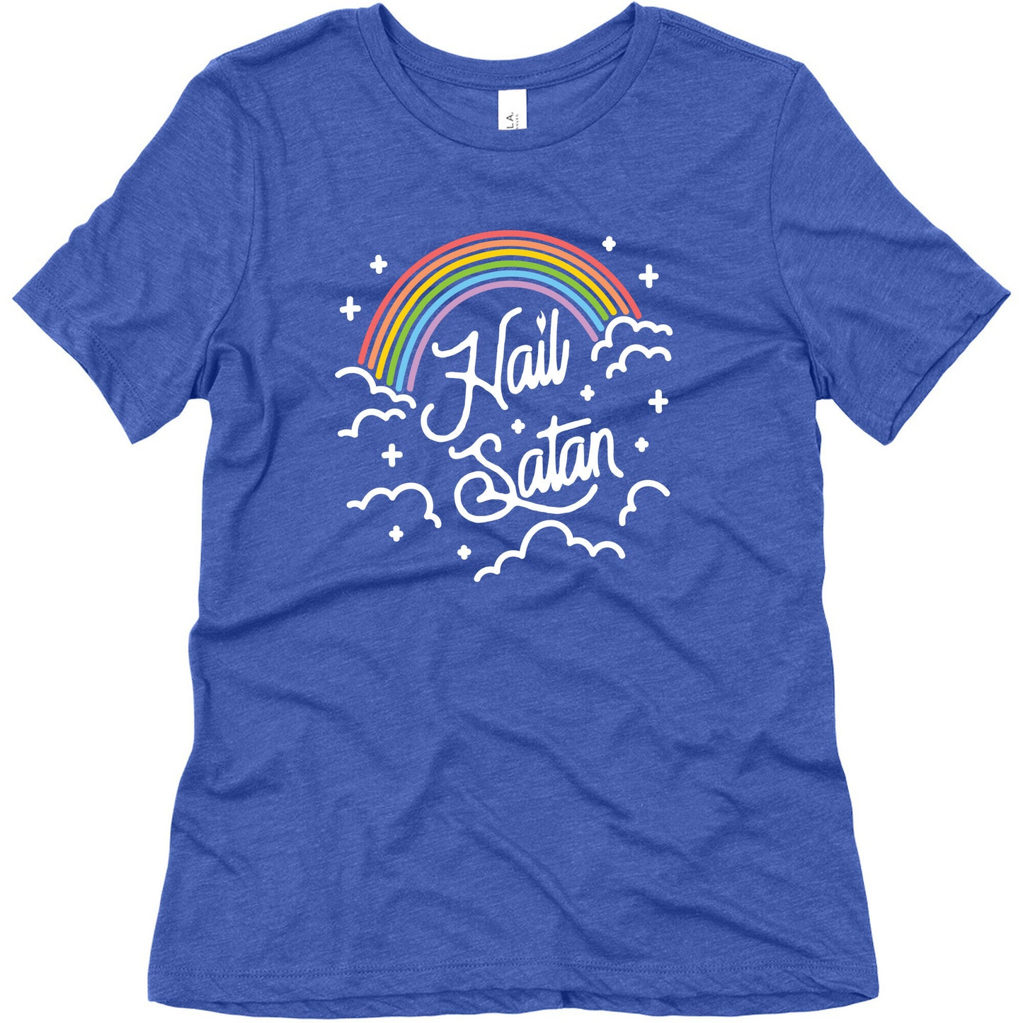 Hail Satan Rainbow Women's Triblend Tee