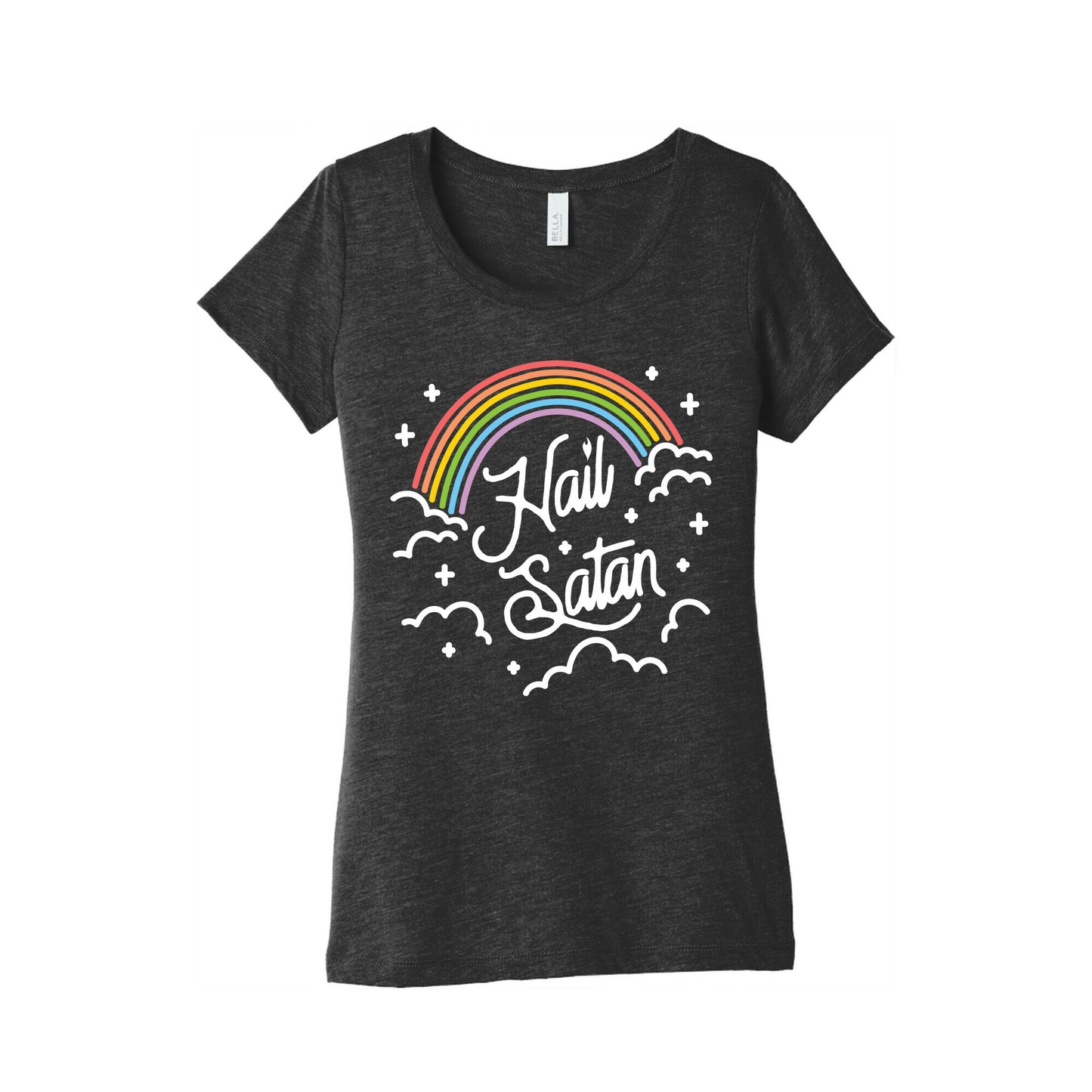 Hail Satan Rainbow Women's Triblend Tee