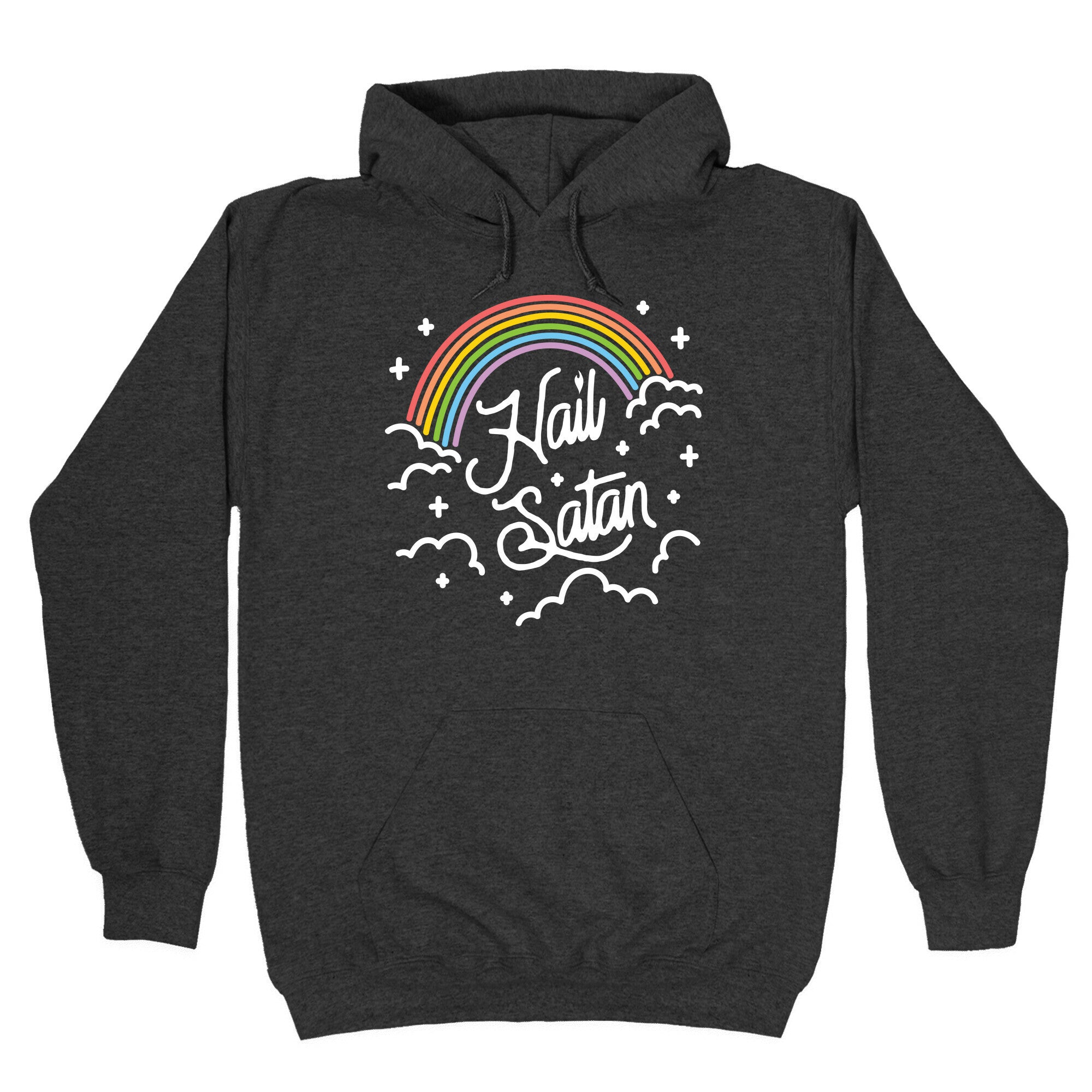 Hail Satan Rainbow Hoodie