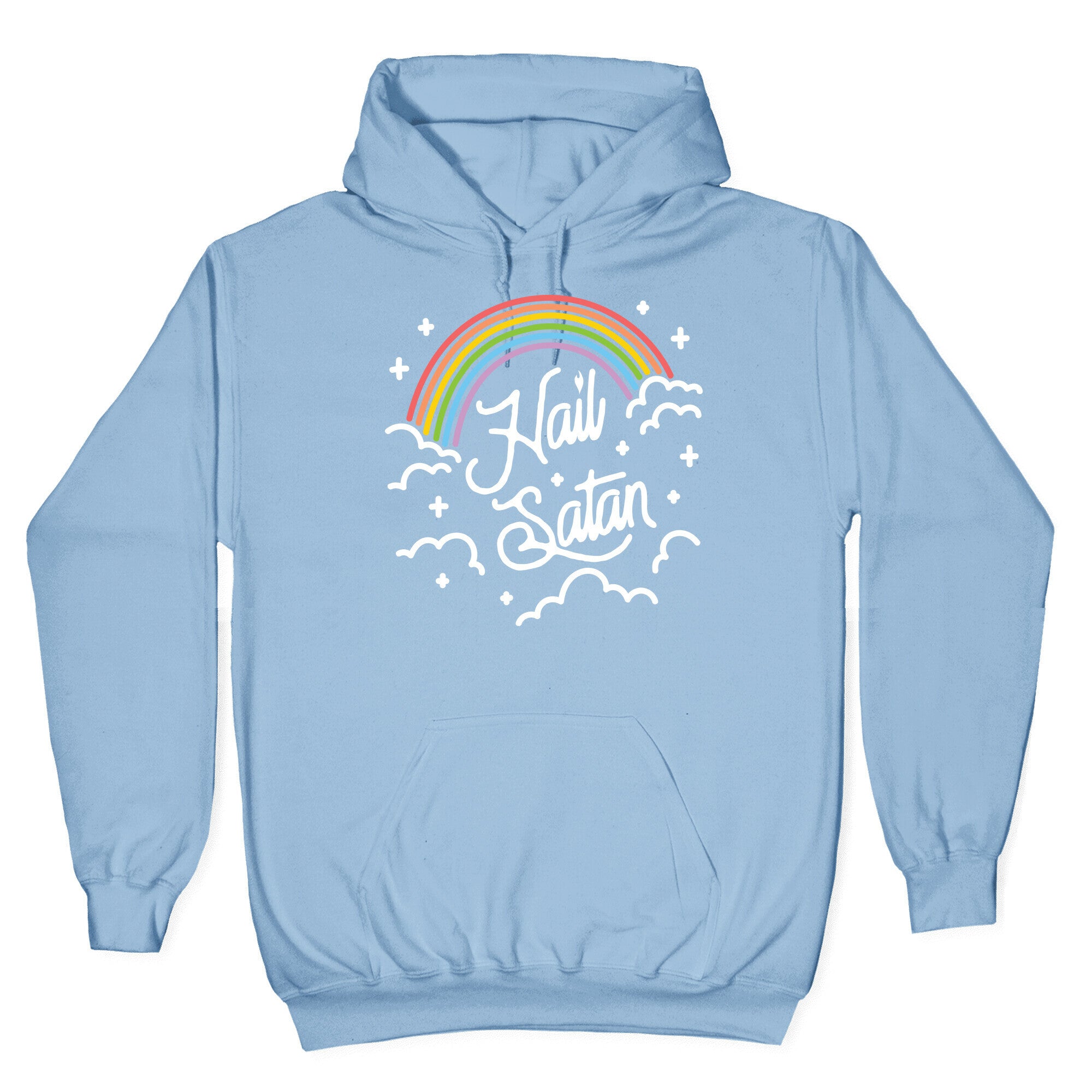 Hail Satan Rainbow Hoodie